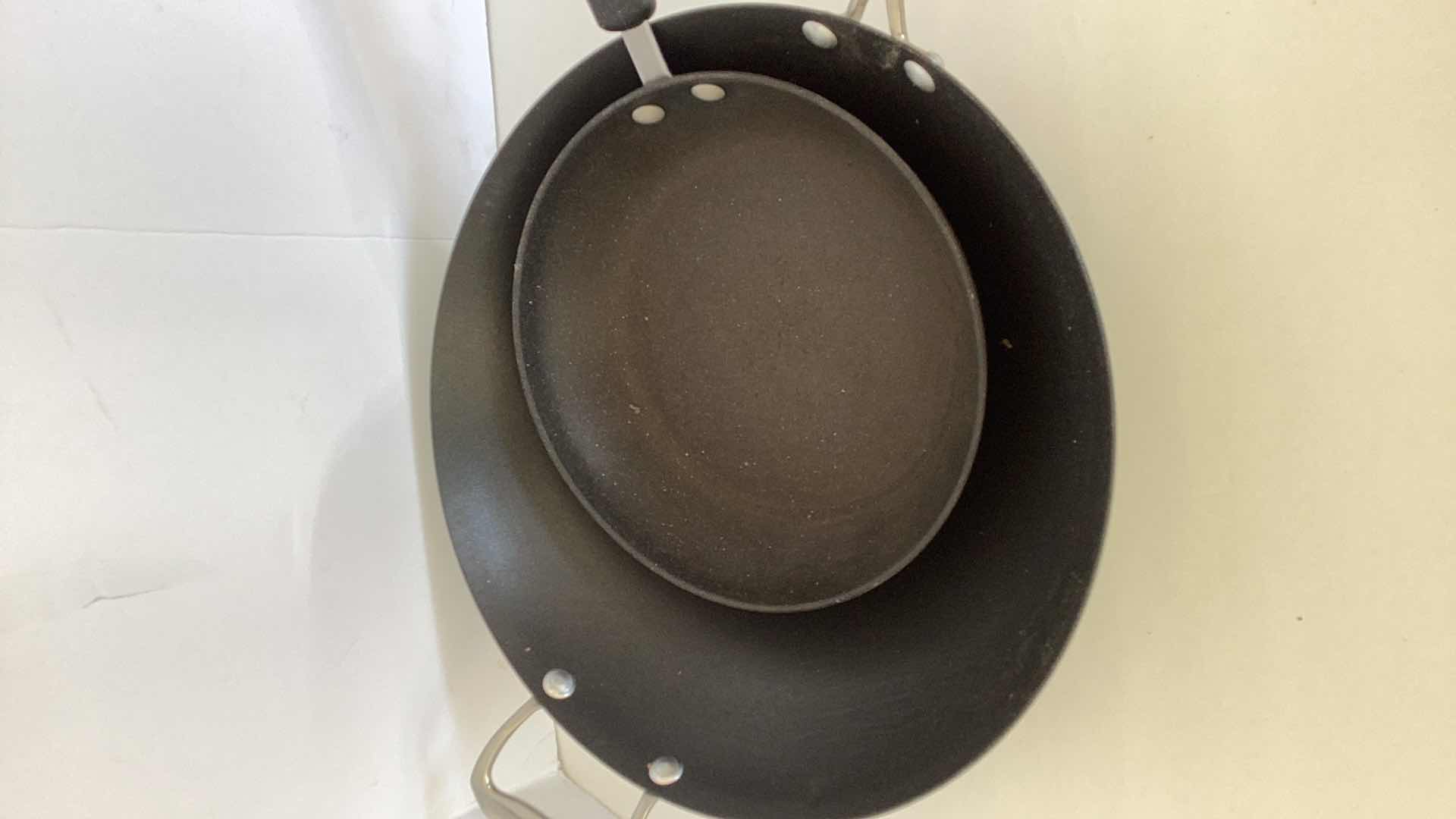Photo 1 of NORDICWARE LARGE WOK AND SMALL FRYPAN