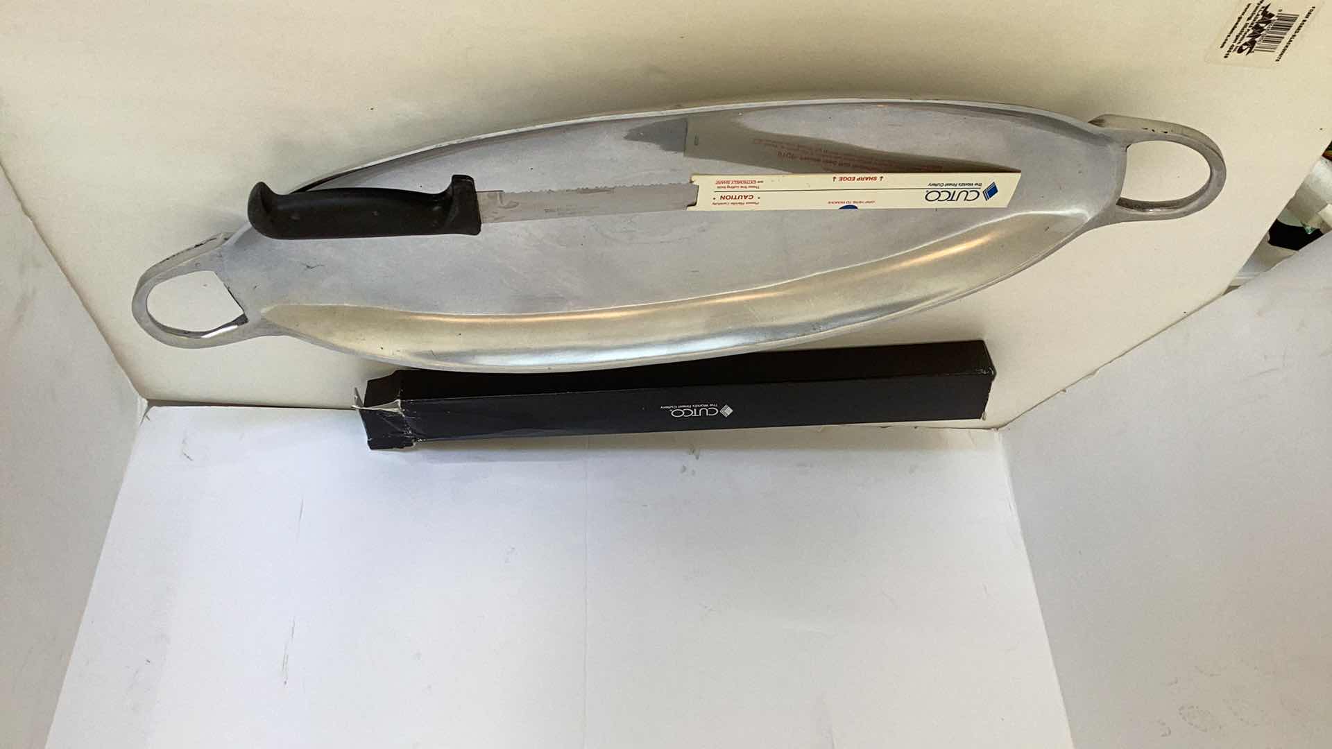 Photo 1 of SERVING PLATTER AND CUTCO KNIFE