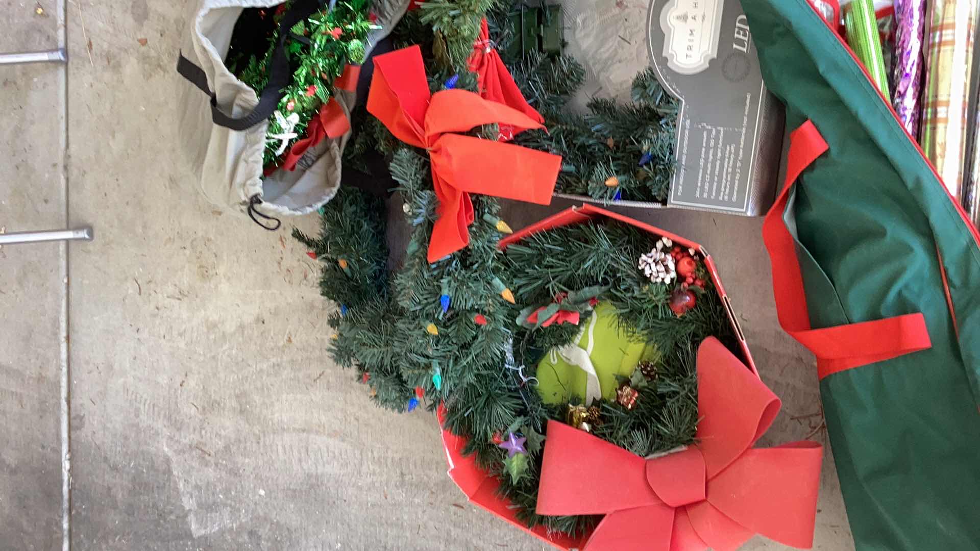 Photo 1 of CHRISTMAS WREATHS & WRAPPING PAPER