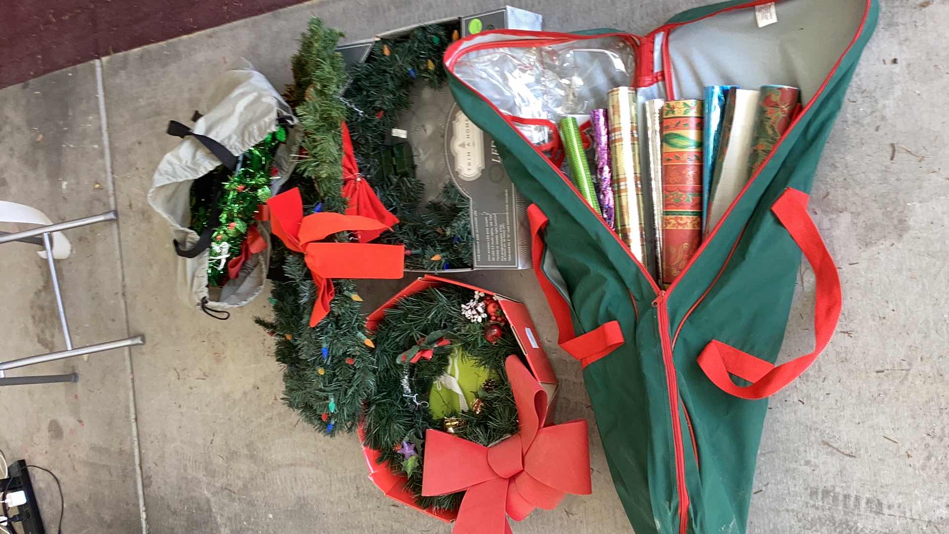 Photo 1 of CHRISTMAS WREATHS & WRAPPING PAPER