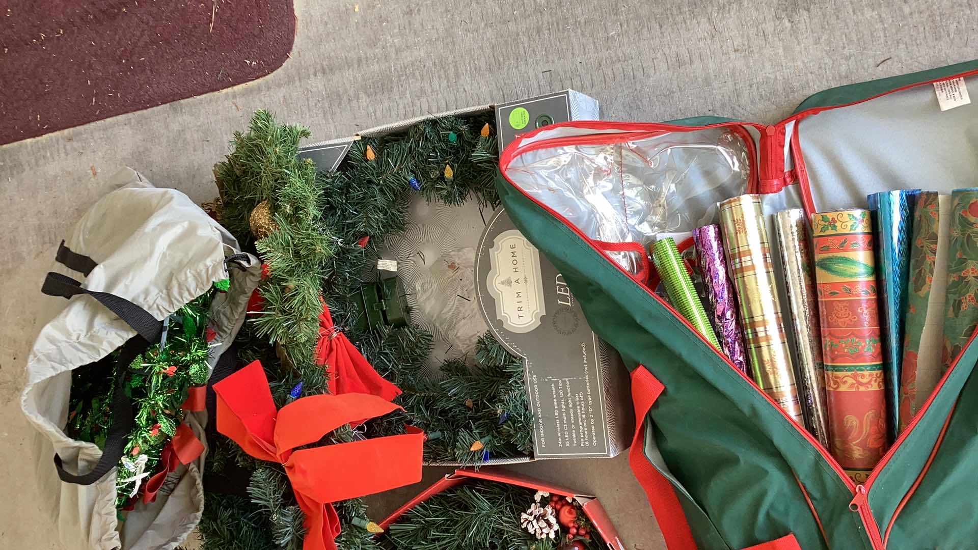 Photo 1 of CHRISTMAS WREATHS & WRAPPING PAPER