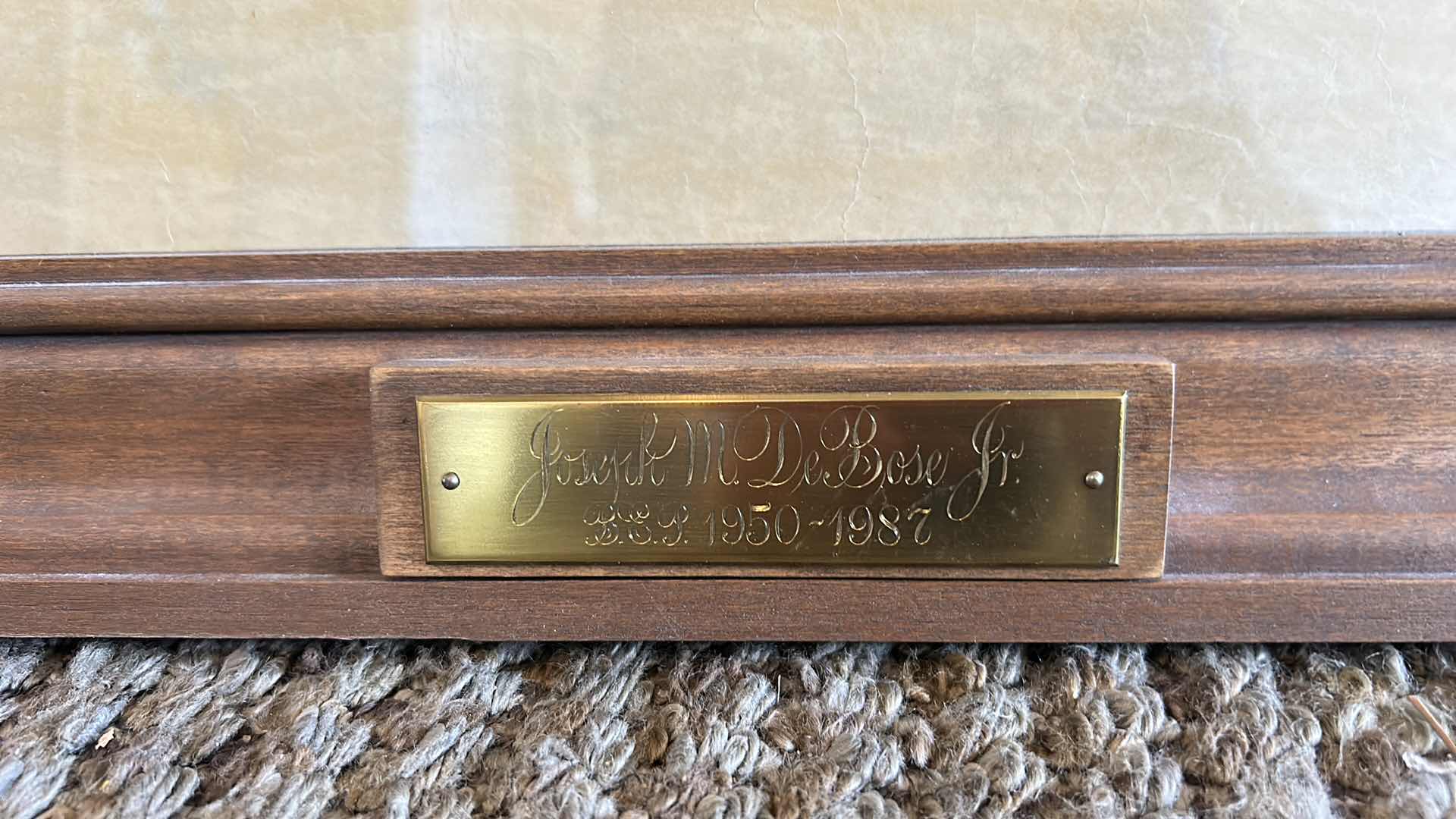 Photo 3 of ORIGINAL DRAWING/ENGRAVING BLUE PRINT WOOD FRAMED 41“ x 34“