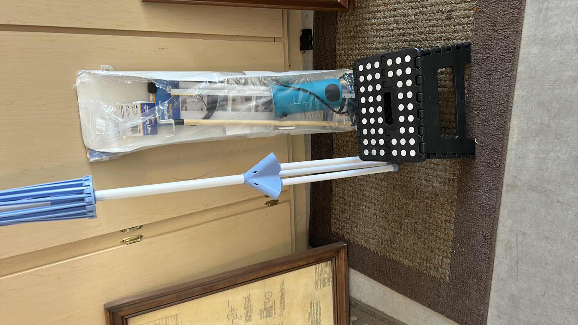 Photo 1 of CLOTHES DRYING STAND, STEP STOOL AND MORE