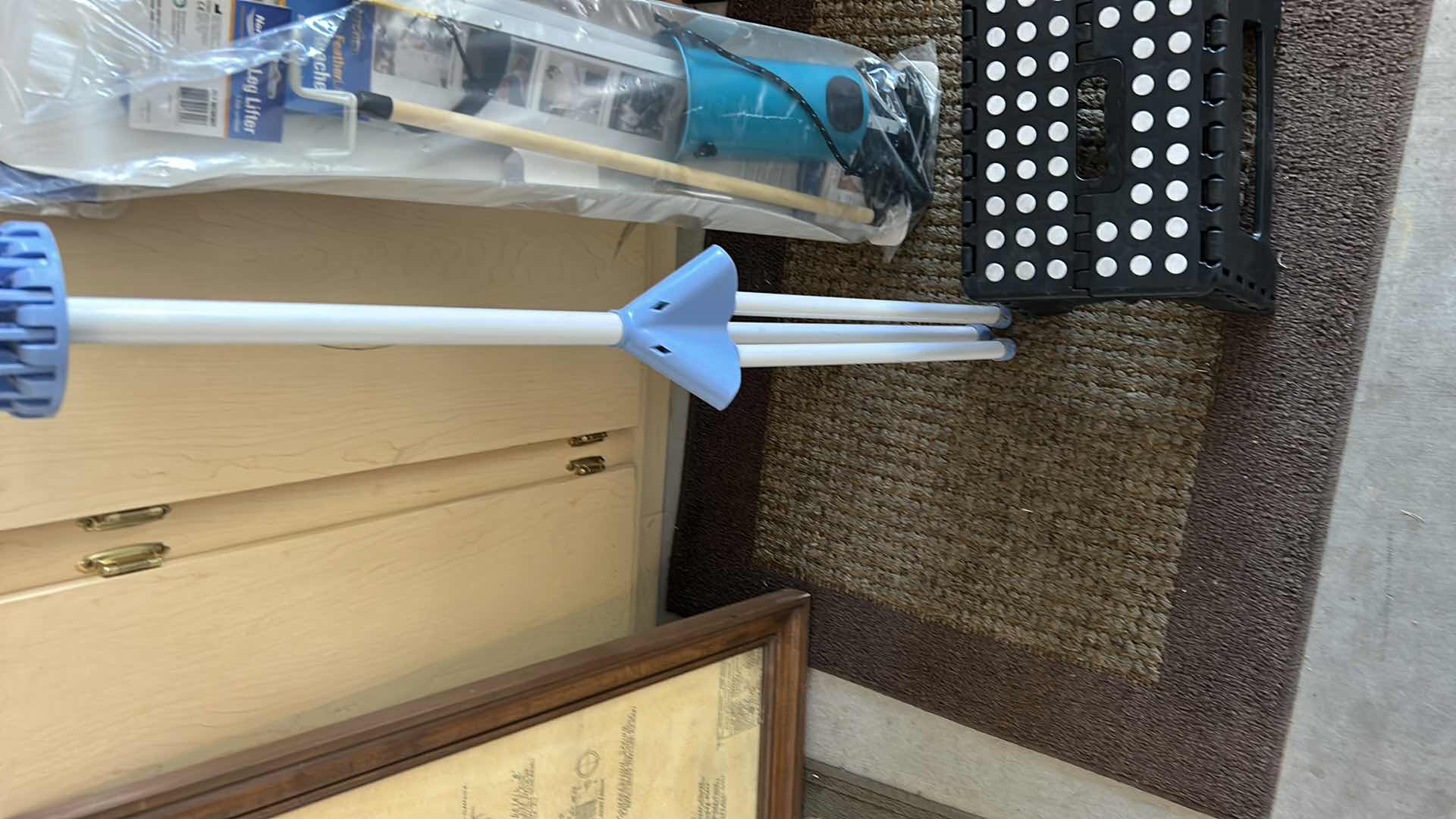 Photo 1 of CLOTHES DRYING STAND, STEP STOOL AND MORE