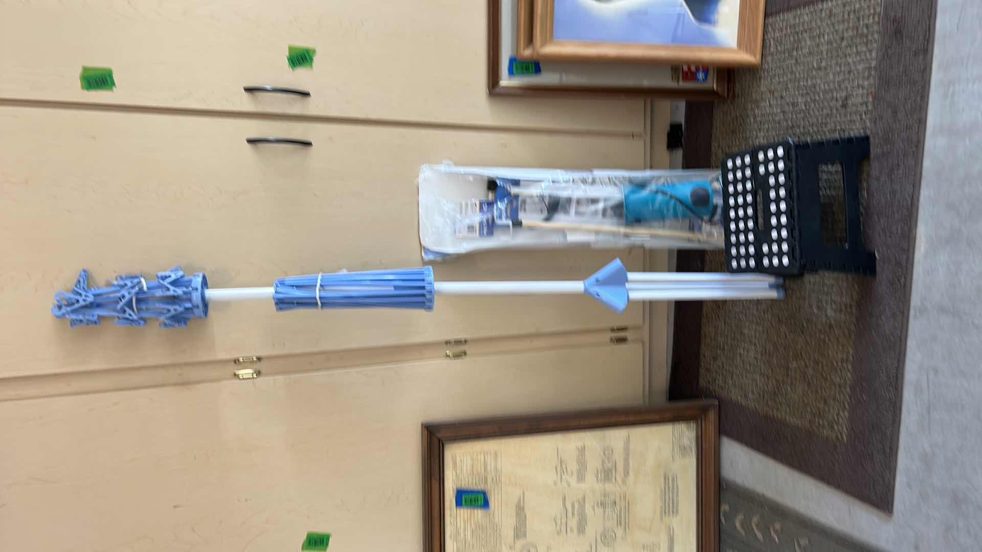 Photo 1 of CLOTHES DRYING STAND, STEP STOOL AND MORE