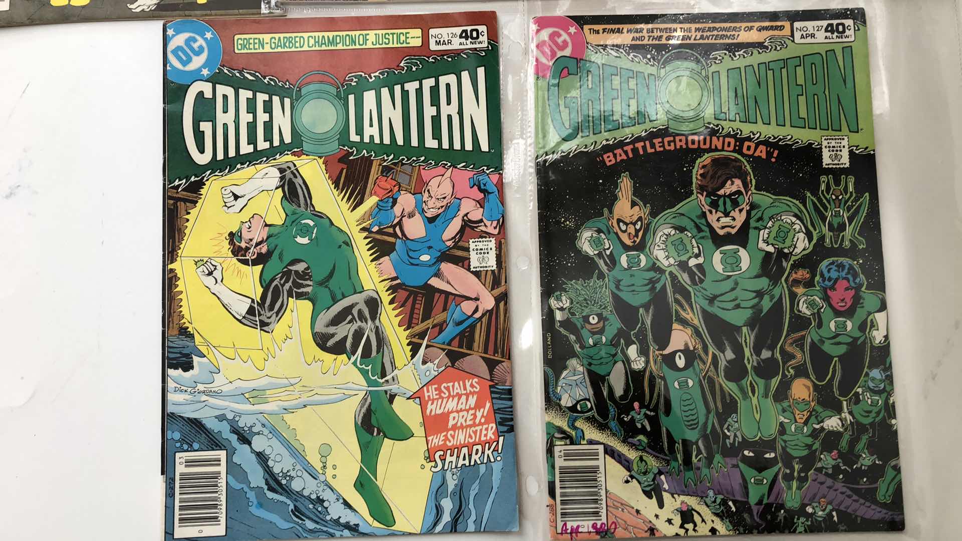 Photo 1 of DC COMICS GREEN LANTERN #124,125,126,127