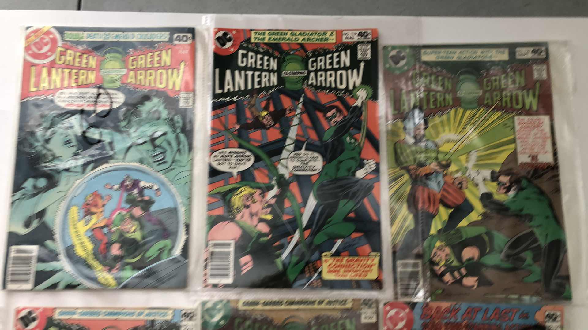 Photo 1 of DC COMICS GREEN LANTERN AND GREEN ARROW #118,119,120,121,122,123