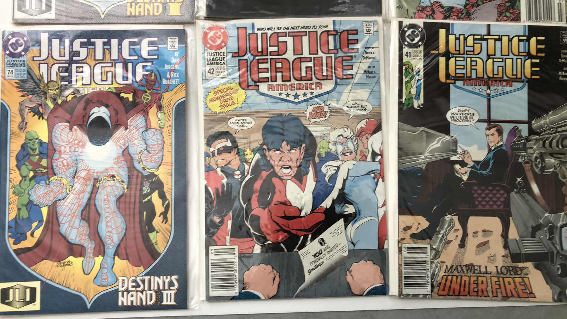 Photo 1 of JUSTICE LEAGUE AMERICA COMICS