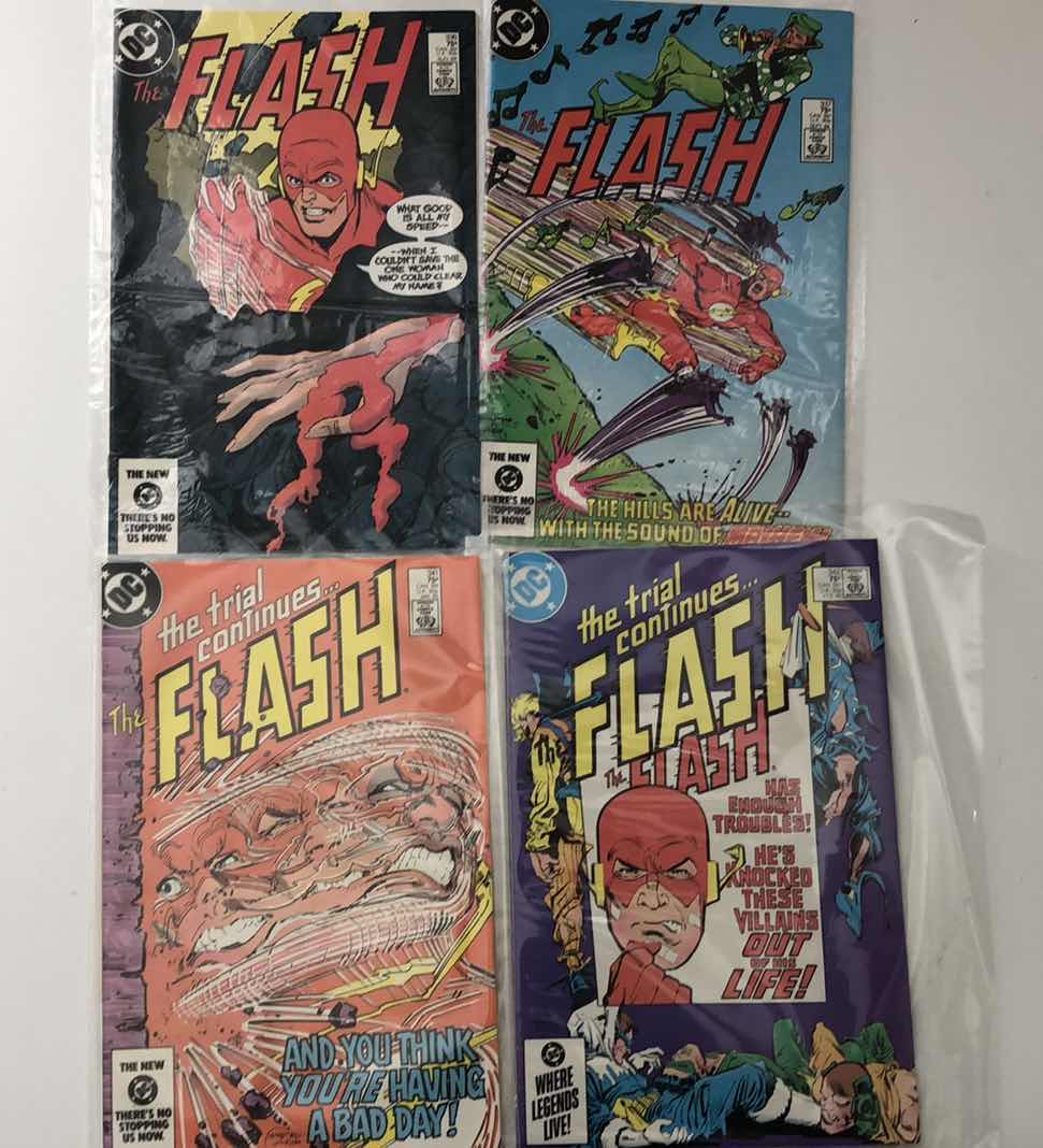 Photo 1 of DC COMICS FLASH #336,337,341,342