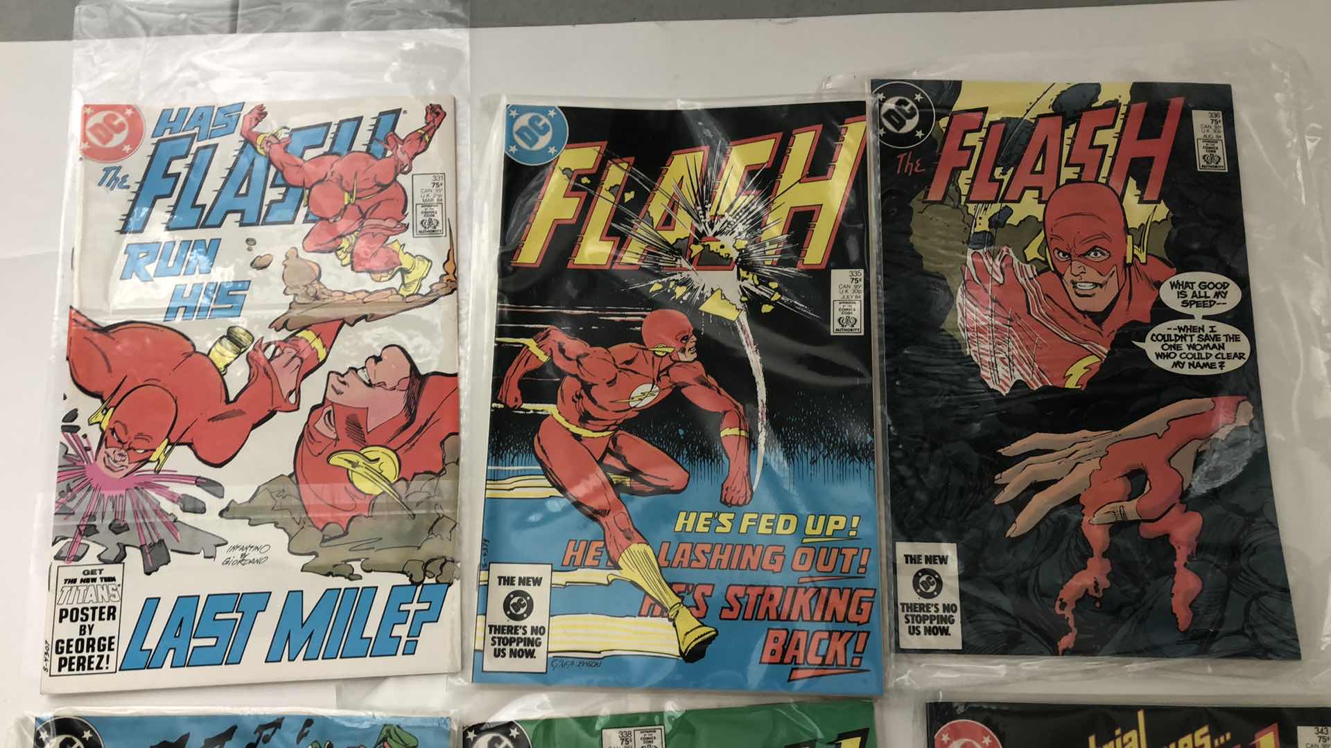 Photo 1 of DC COMICS FLASH #331,335,336,337,338,343