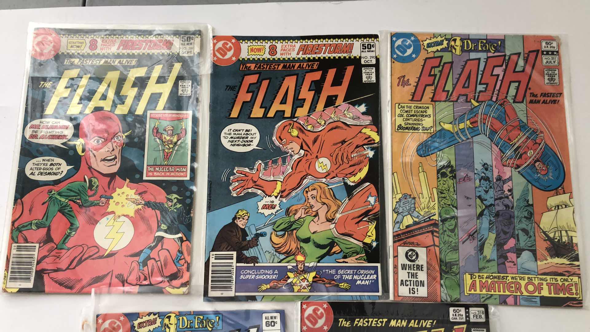 Photo 1 of DC COMICS FLASH #289,290,311,312,318