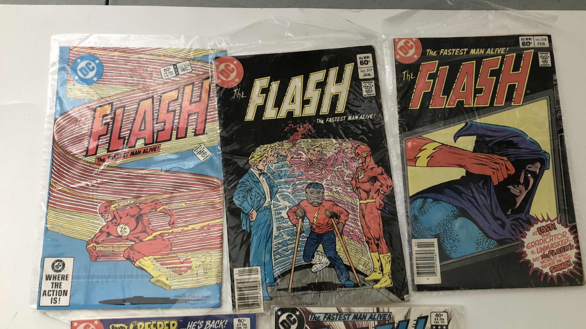 Photo 1 of DC COMICS FLASH #316,317,317,319,321