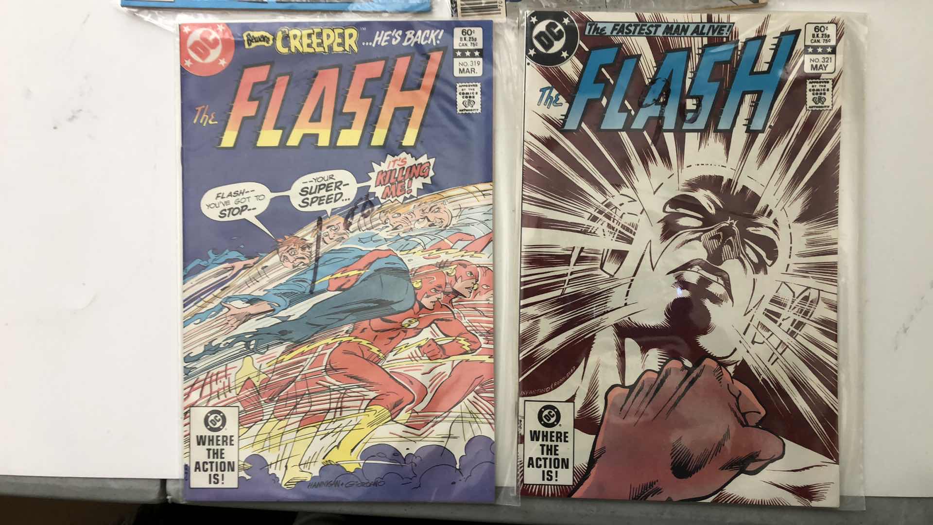 Photo 1 of DC COMICS FLASH #316,317,317,319,321