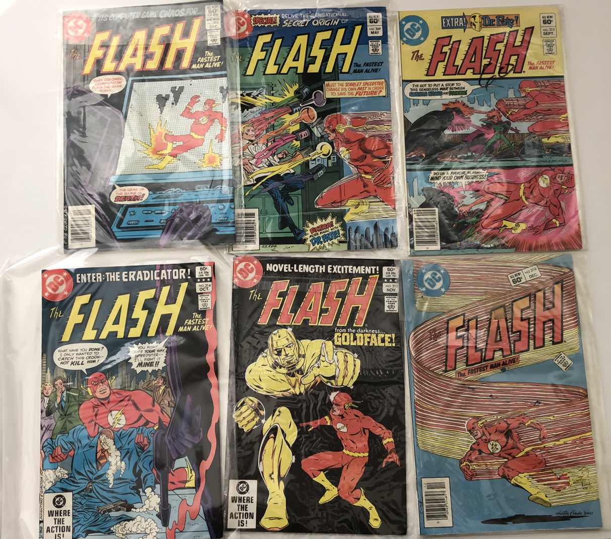 Photo 1 of DC COMICS FLASH #304,309,313,314,315,316