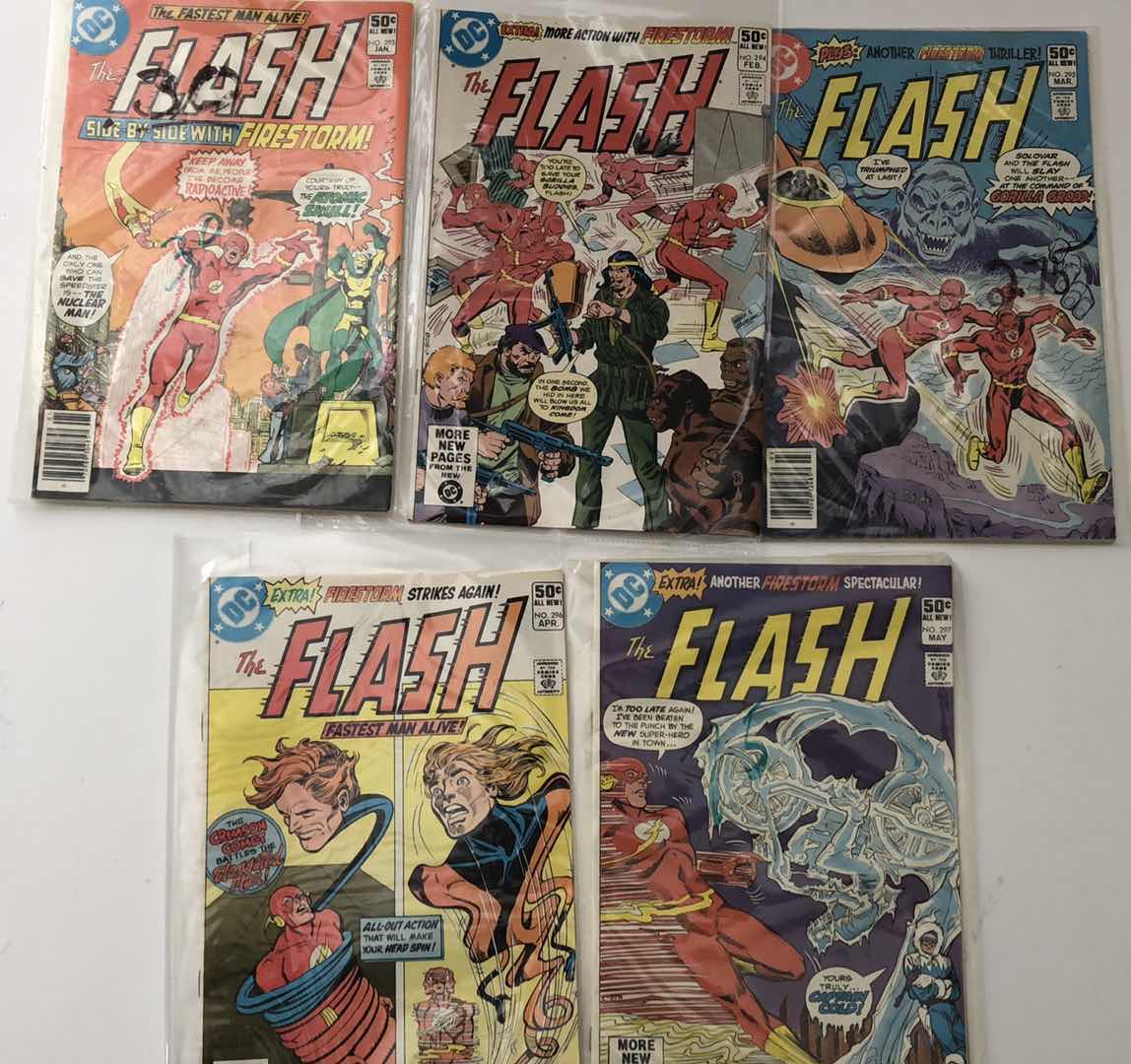 Photo 1 of DC COMICS FLASH #293,294,295,296,297