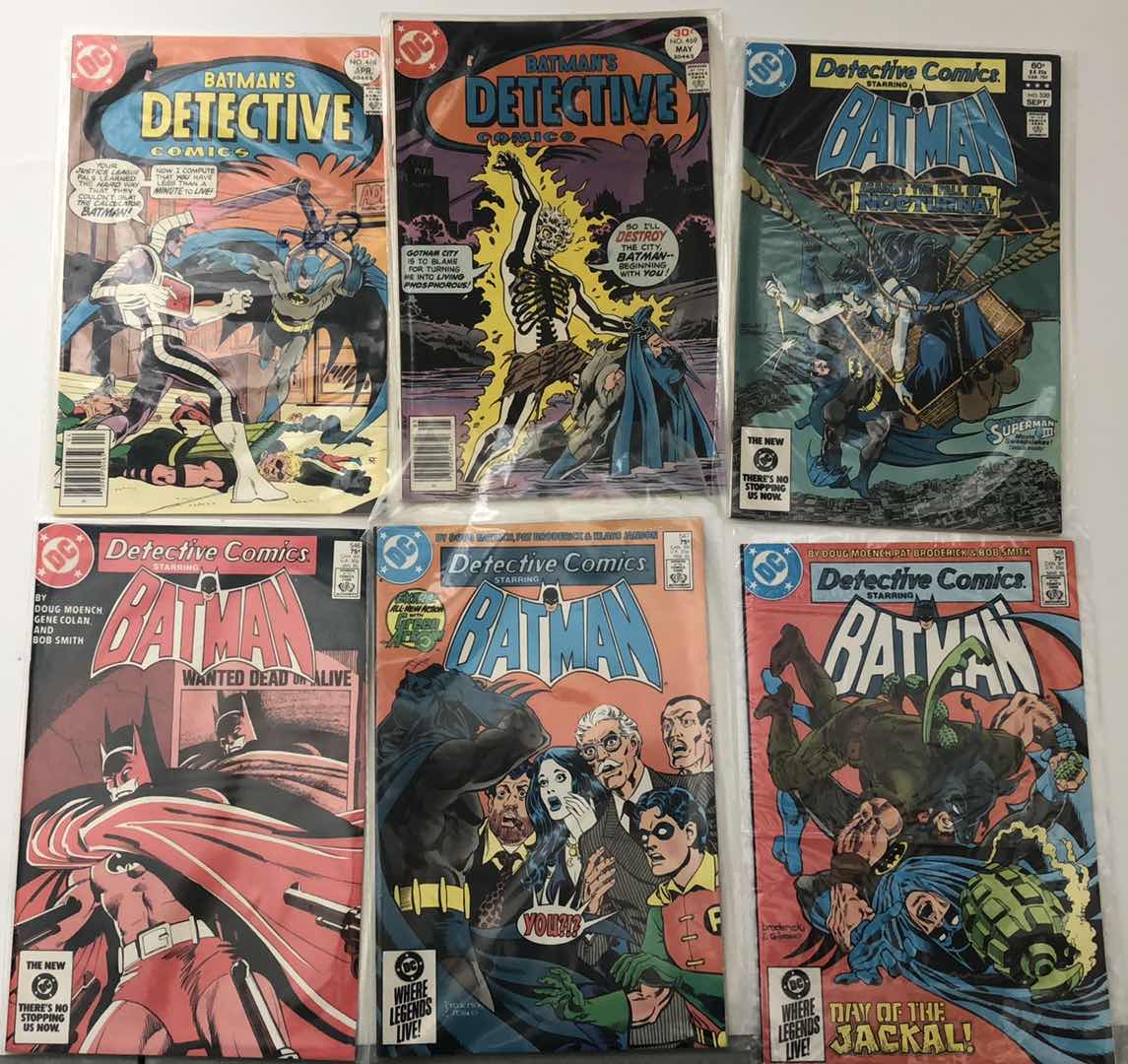 Photo 1 of DC DETECTIVE COMICS BATMAN #468,469,530,546,547,548