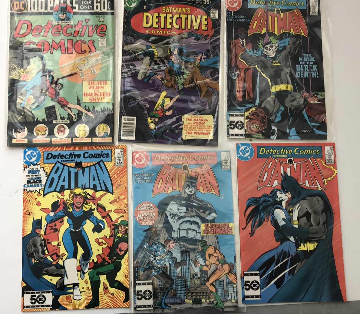 Photo 1 of DC DETECTIVE COMICS BATMAN #442,473,553,554,555,556