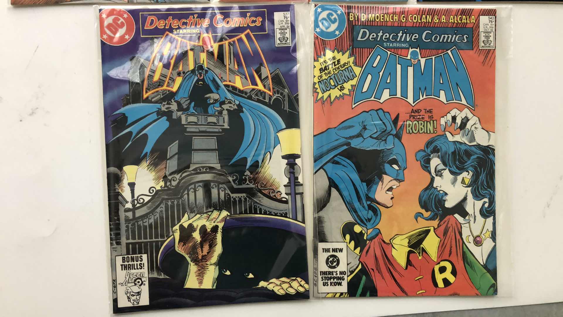 Photo 1 of DC DETECTIVE COMICS BATMAN #533,535,536,537,543