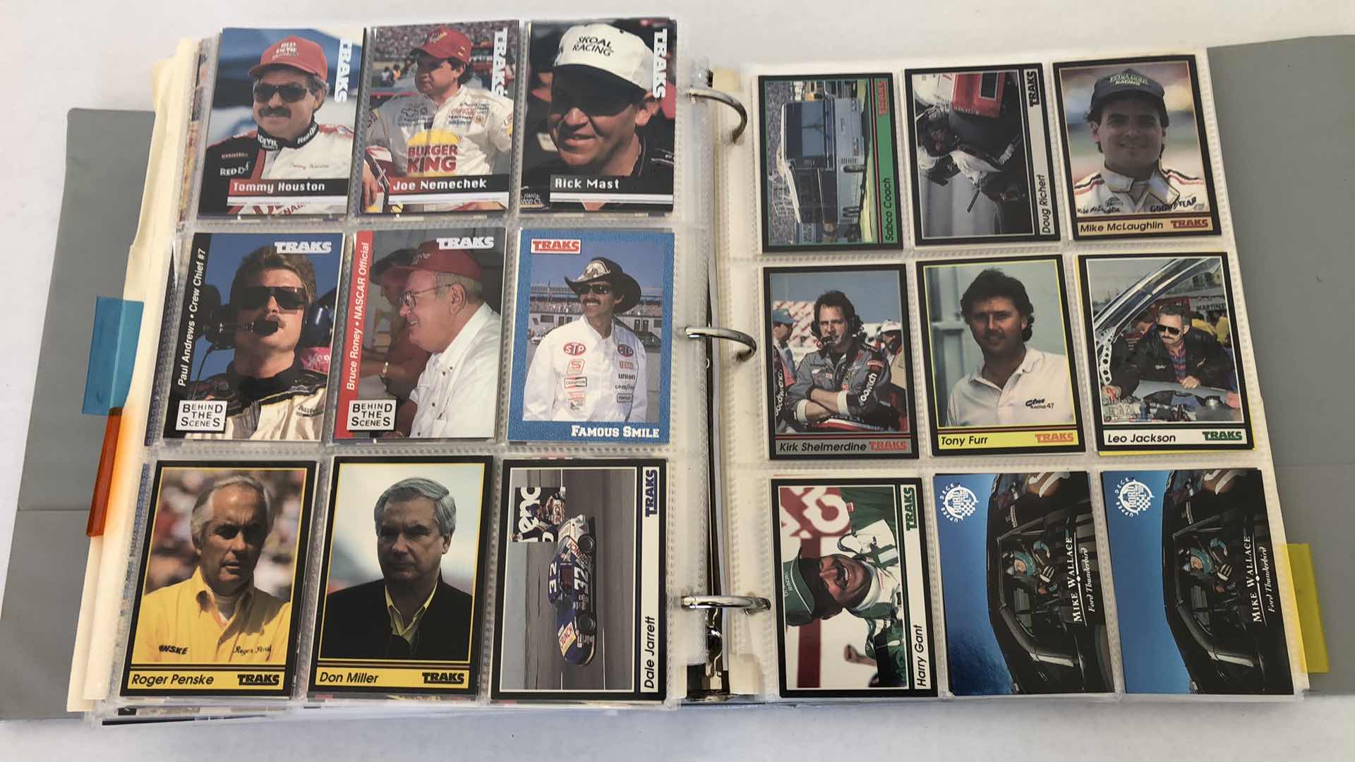 Photo 1 of BINDER FULL OF NASCAR TRADING CARDS