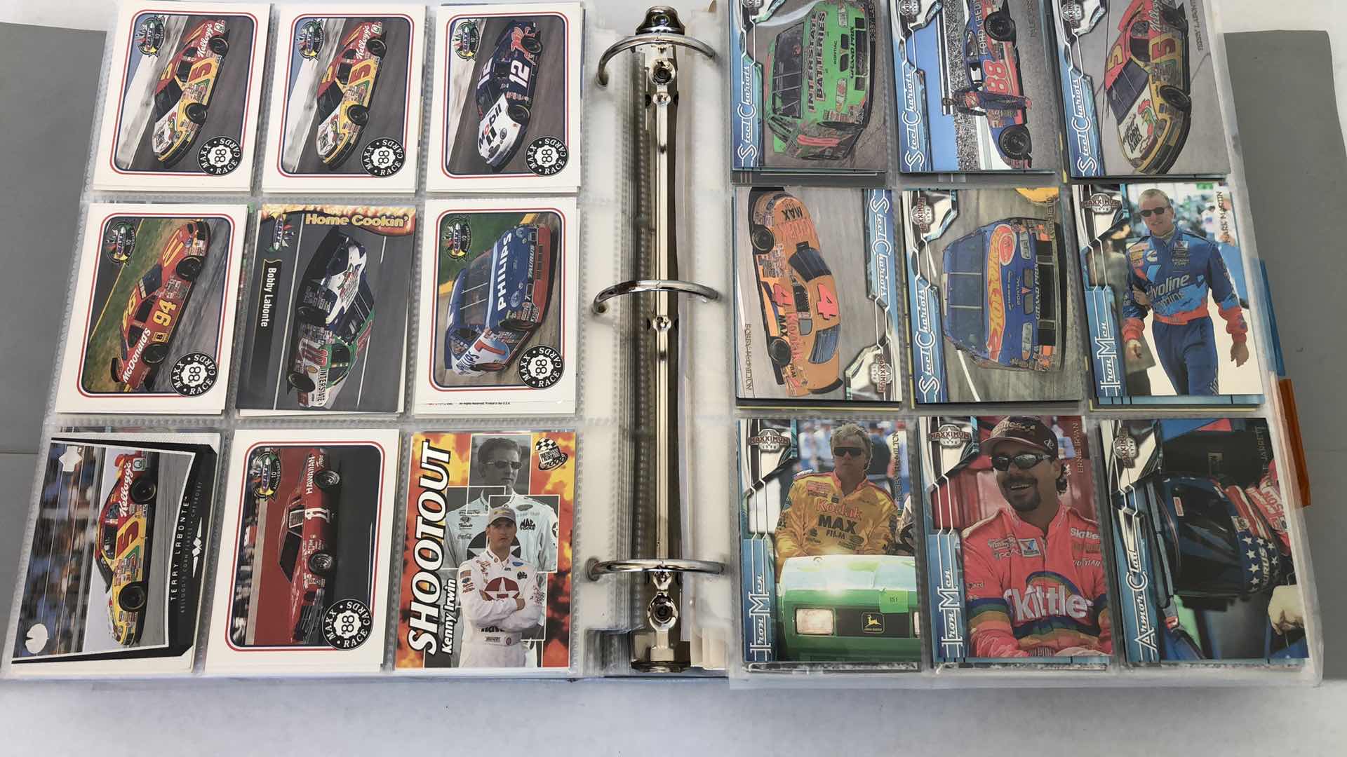 Photo 1 of BINDER FULL OF NASCAR TRADING CARDS