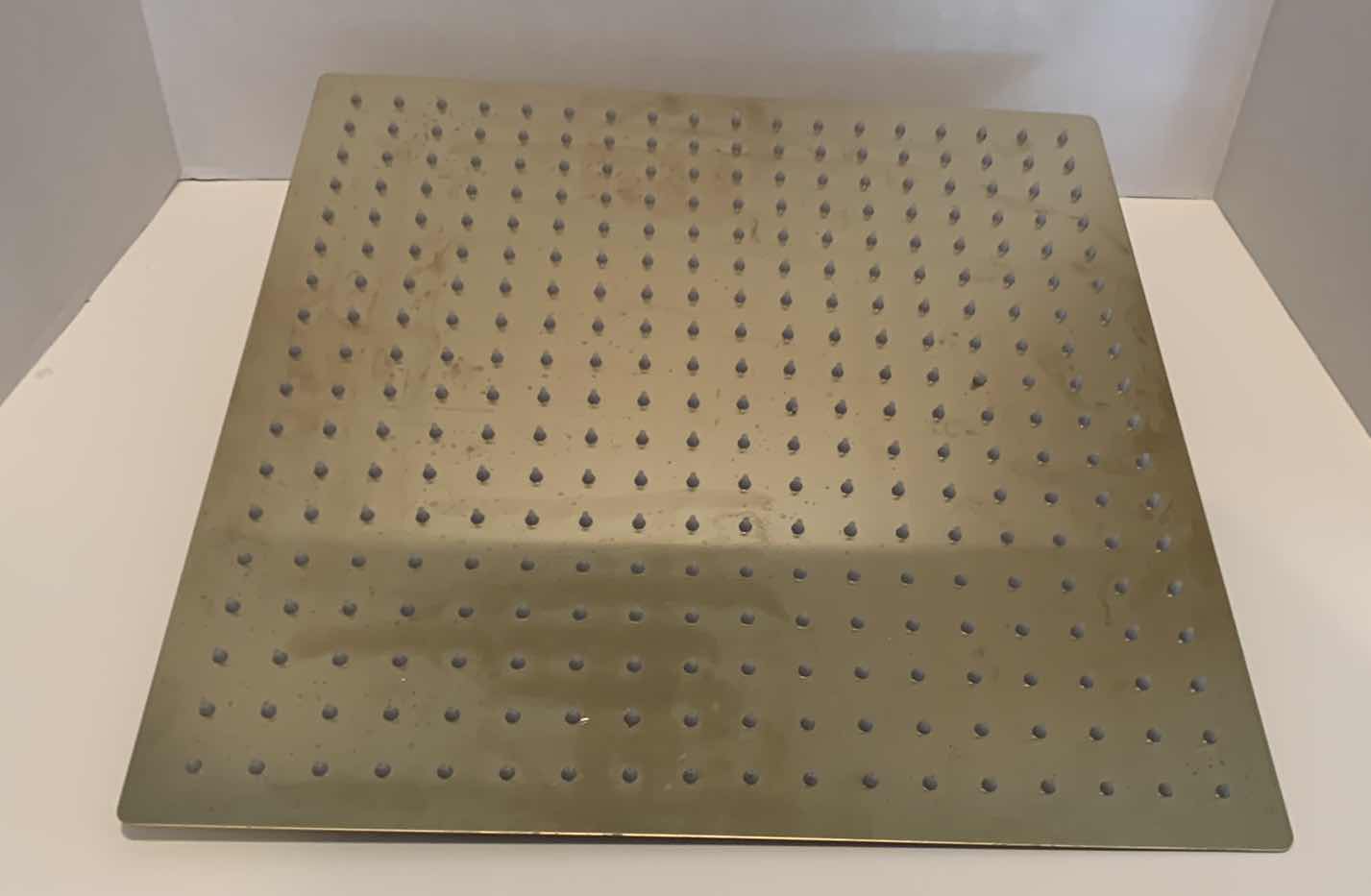 Photo 1 of 16” GOLD BRUSHED STAINLESS STEEL SHOWER HEAD