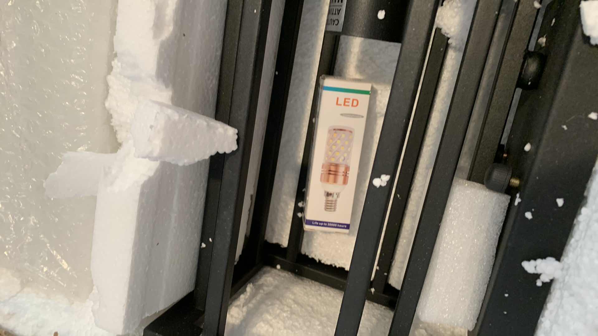 Photo 1 of BLACK LED OUTDOOR LIGHT