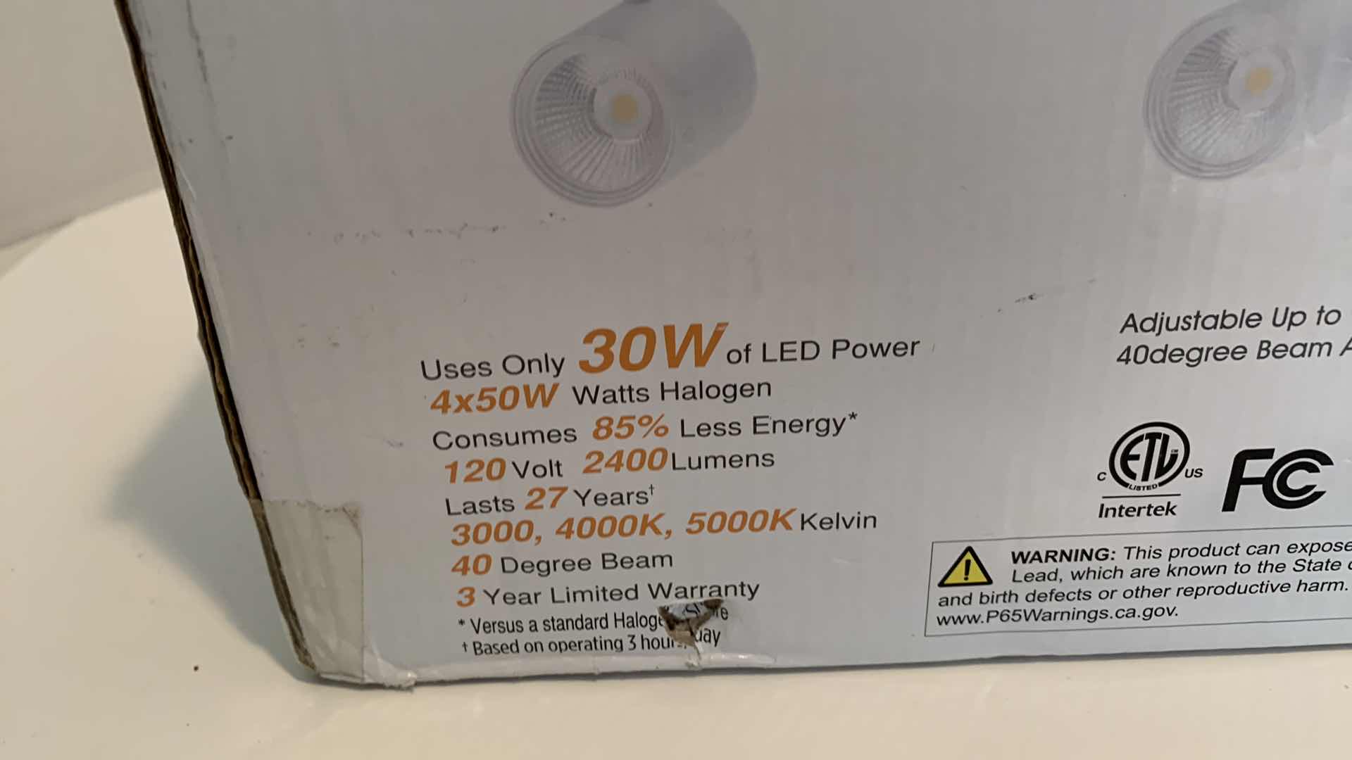 Photo 1 of CLOUDY BAY 4-HEAD CCT TUNABLE NARROW FLOOD LIGHT