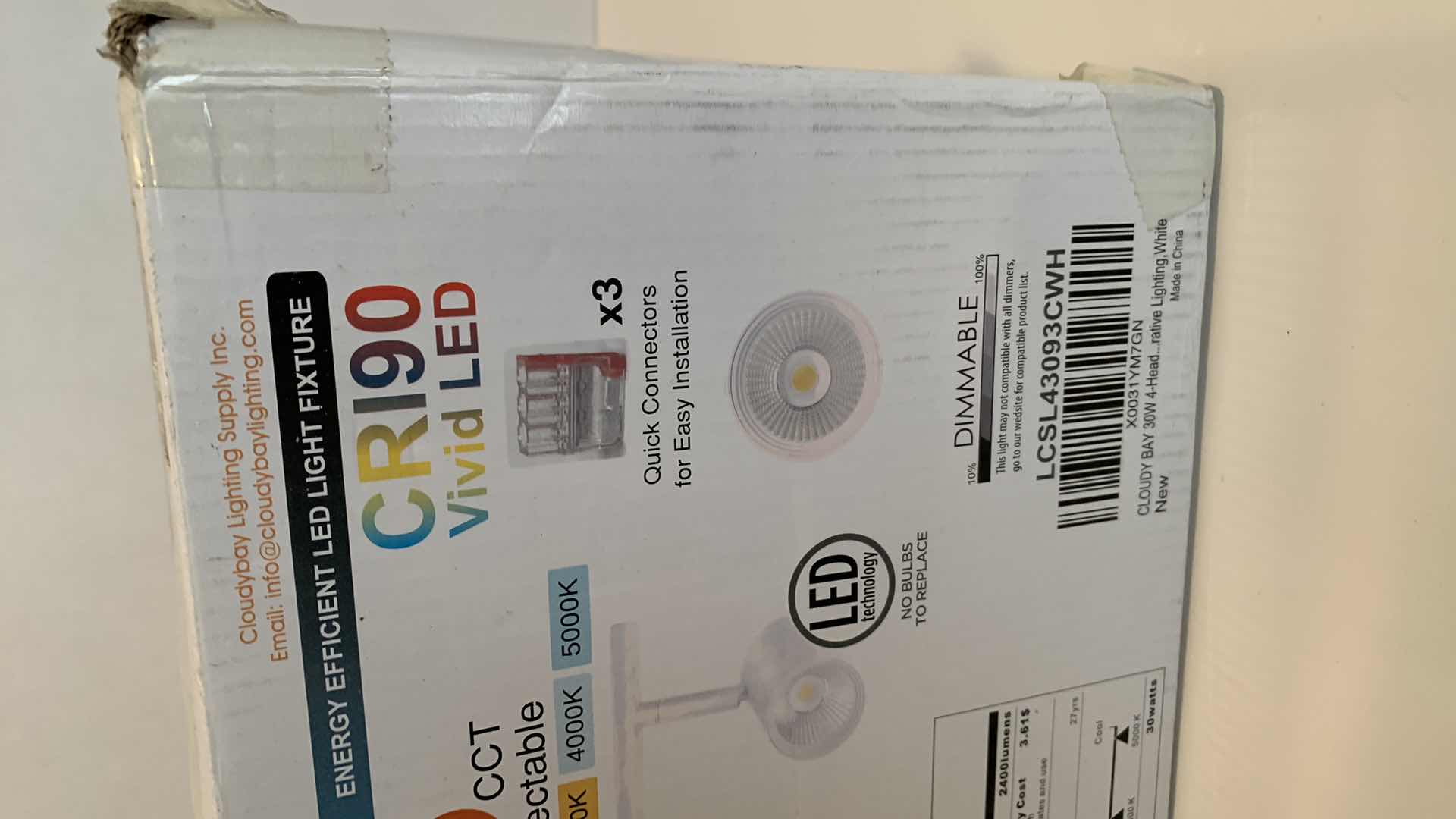 Photo 3 of CLOUDY BAY 4-HEAD CCT TUNABLE NARROW FLOOD LIGHT