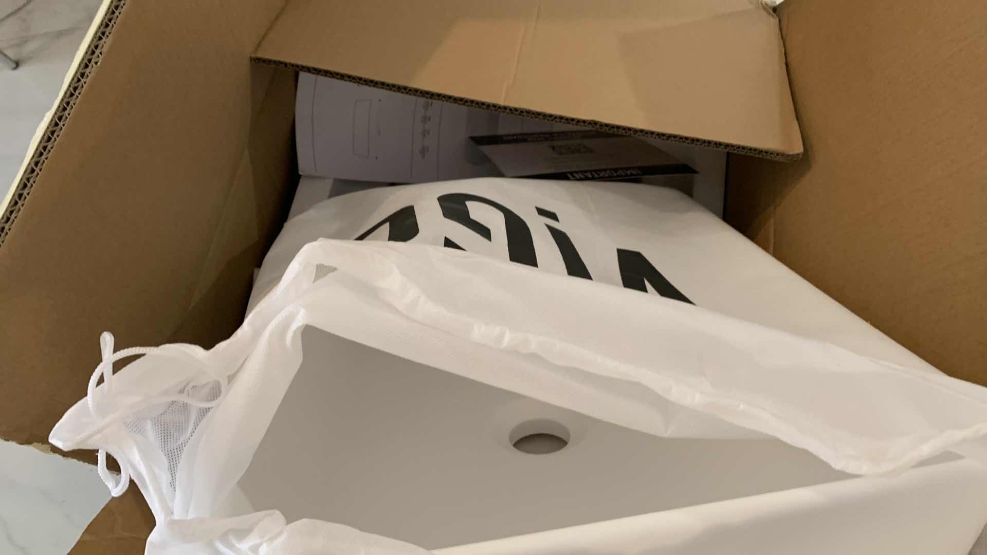 Photo 1 of VIGO MATTE STONE VESSEL BATHROOM SINK 18” X 14” MODEL VG04003