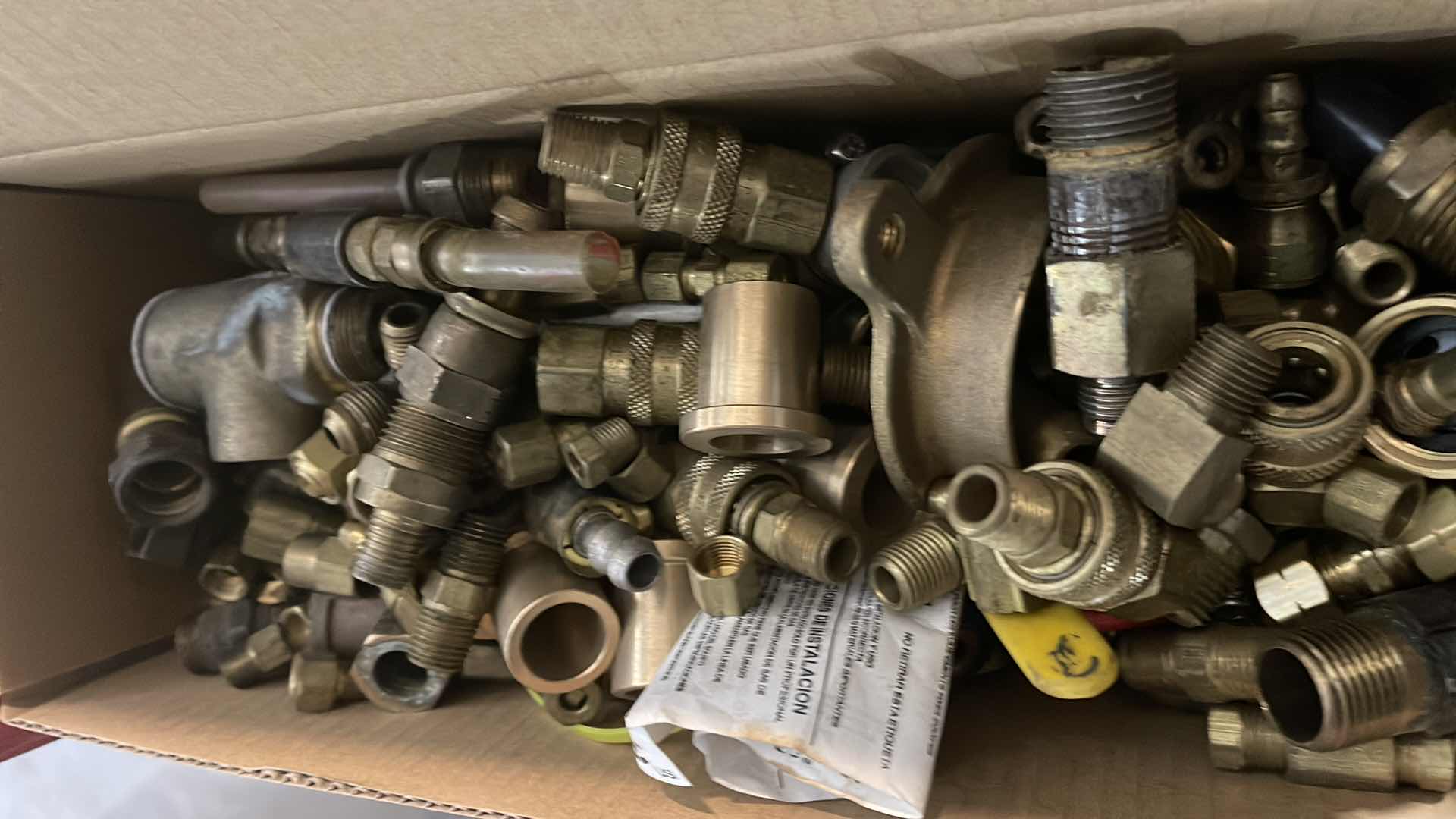 Photo 1 of ASSORTMENT OF BRASS FITTINGS AND BUSHINGS