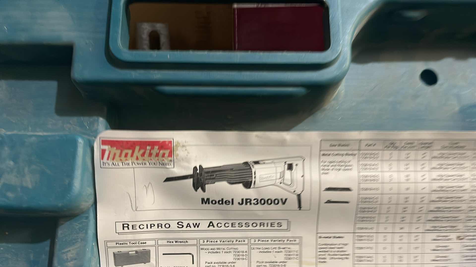 Photo 1 of MAKITA RECIPRO SAW MODEL JR3000V