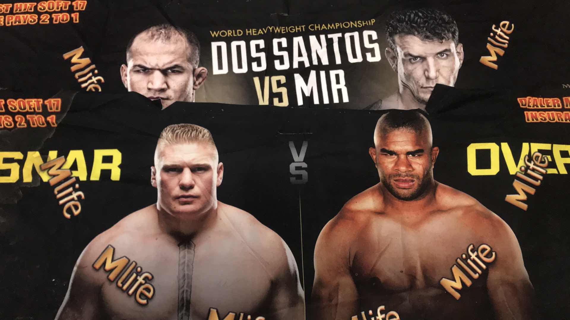 Photo 1 of MGM GRAND UFC DEALER FELTS