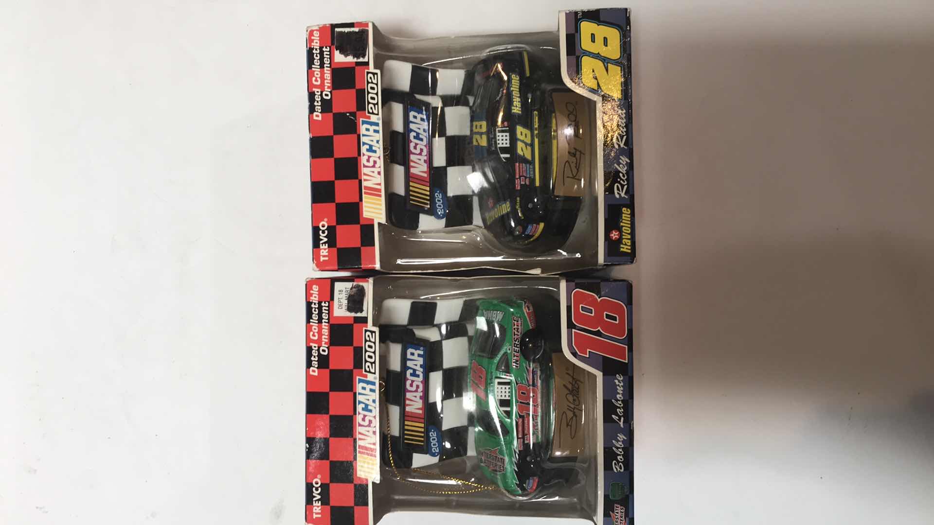 Photo 1 of NASCAR COLLECTABLE ORNAMENTS- NOS