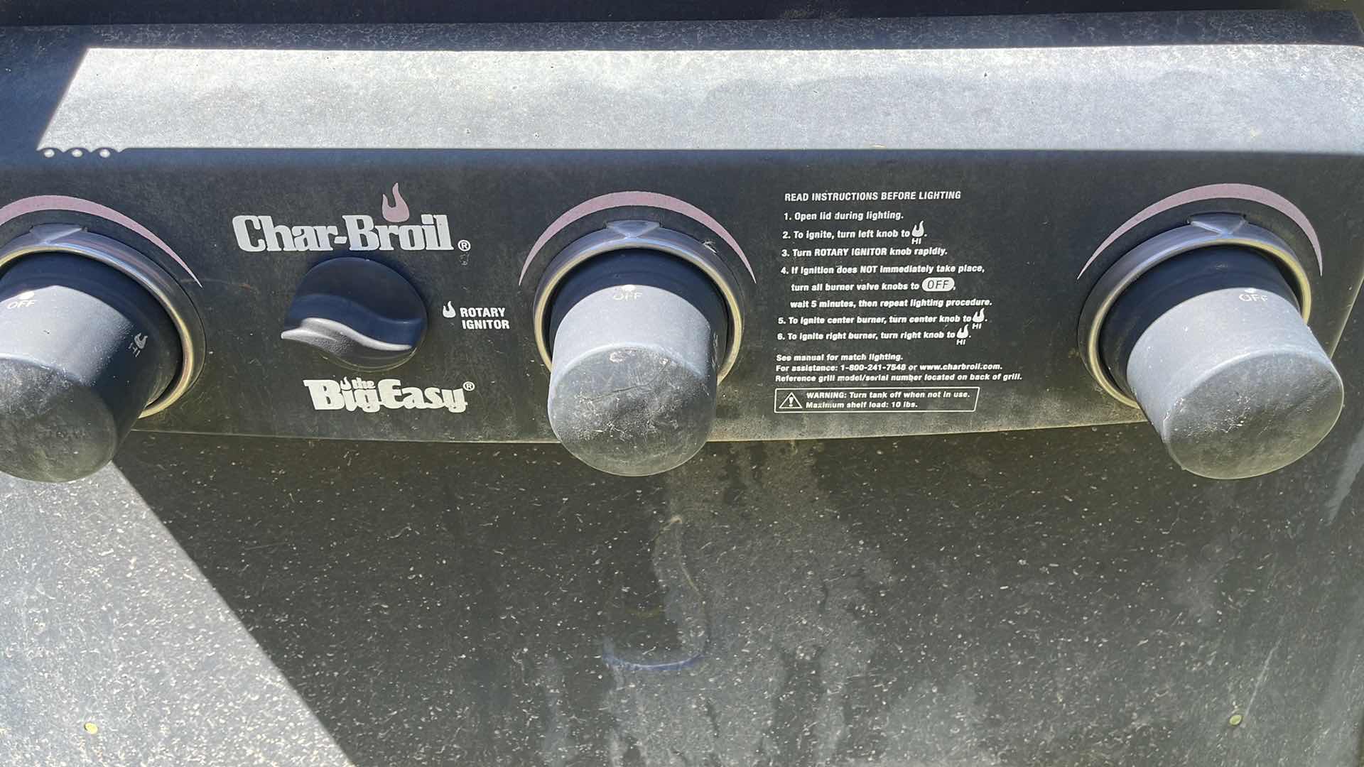 Photo 1 of CHAR-BROIL BBQ GRILL NO PROPANE TANK