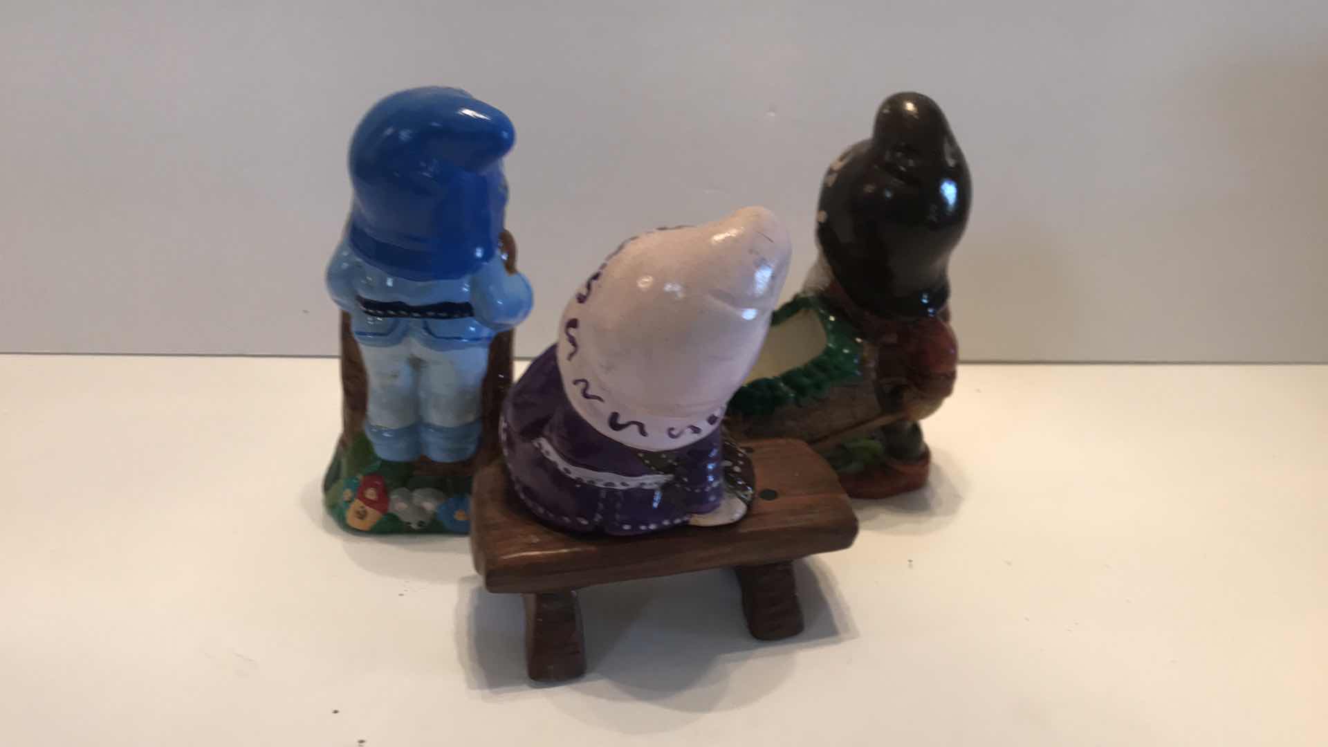 Photo 1 of VINTAGE MINIATURE GNOME GARDEN DECOR
