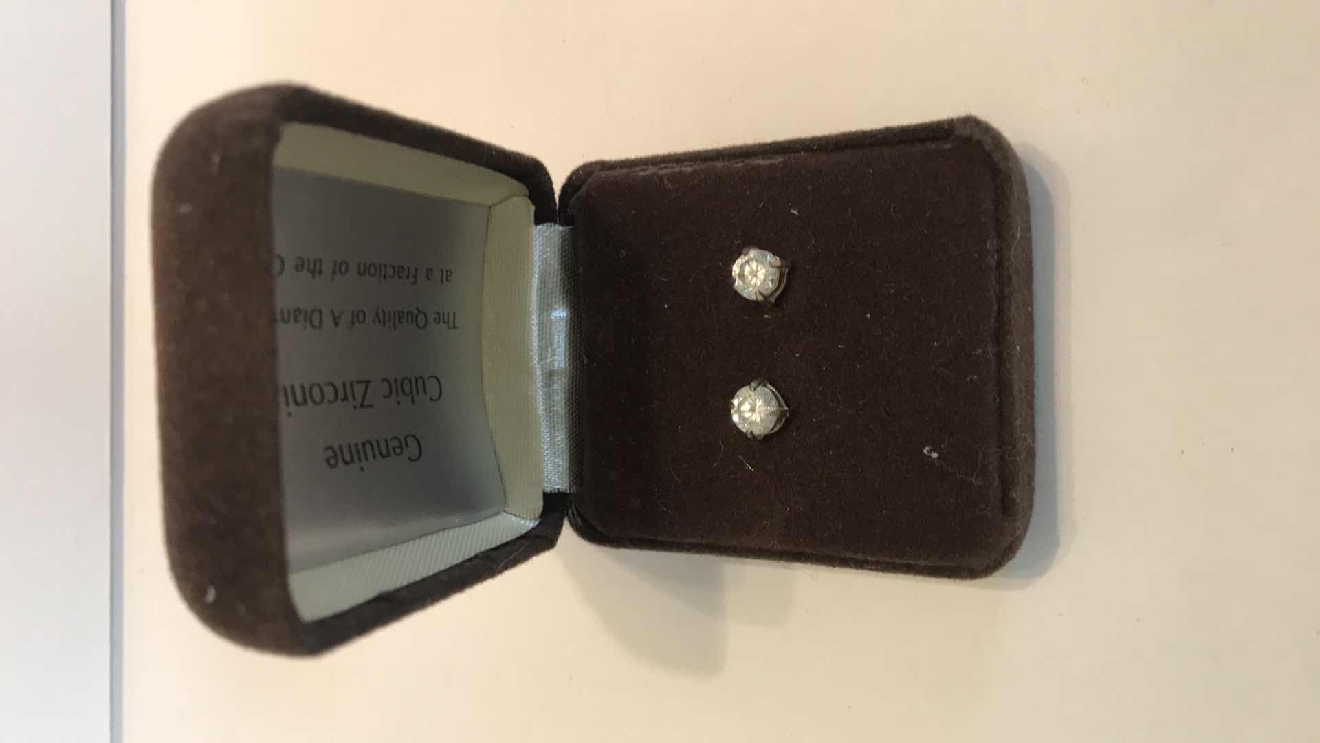 Photo 1 of CUBIC ZIRCONIA EARNINGS & NECKLACE 