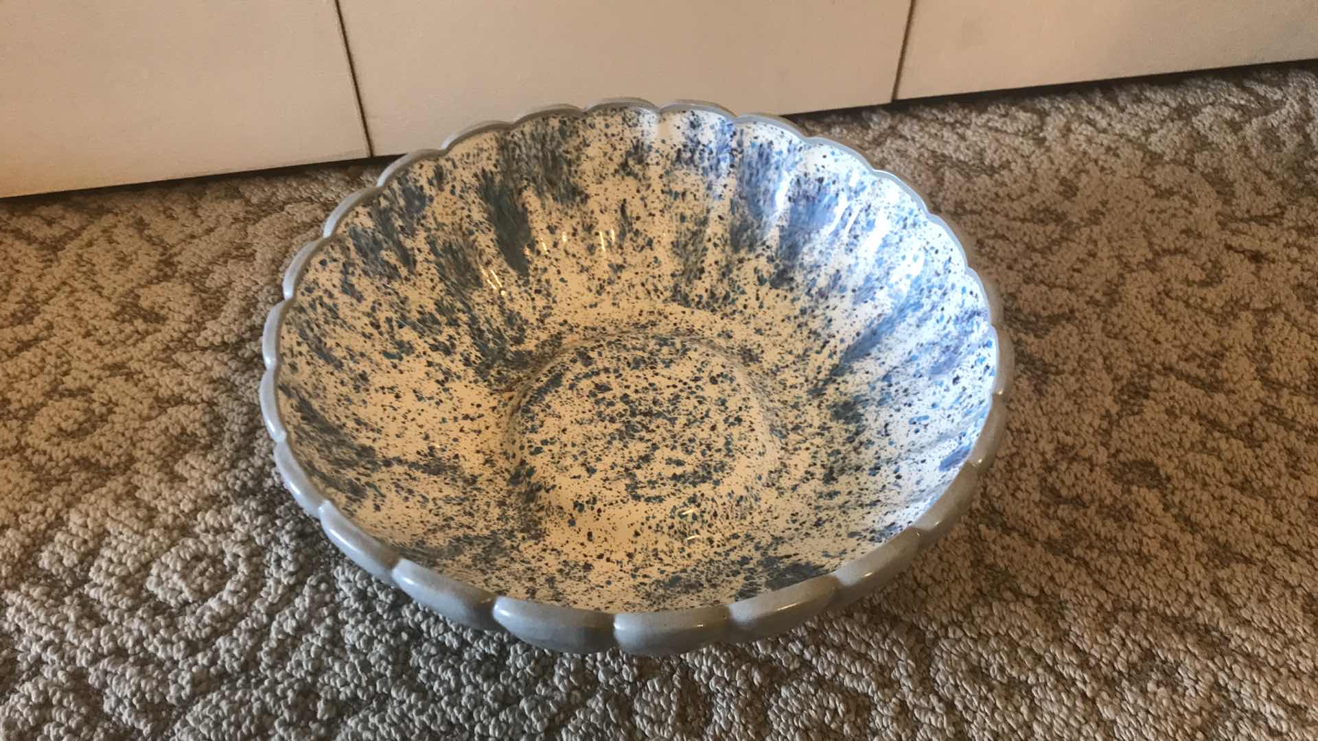 Photo 1 of VINTAGE HANDCRAFTED CERAMIC BIRDBATH H- 23”