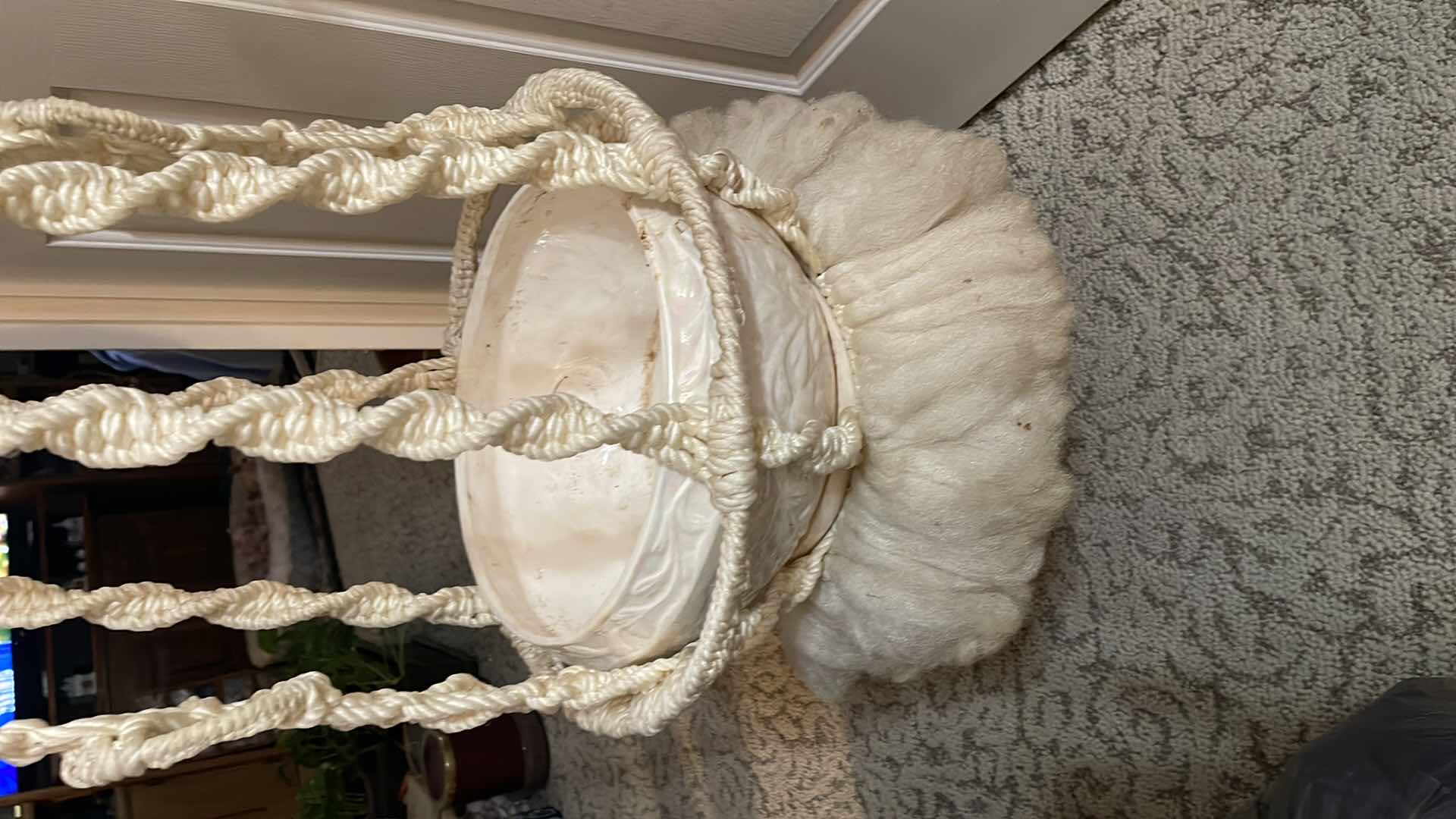 Photo 1 of HANGING MACRAME PLANT HOLDER