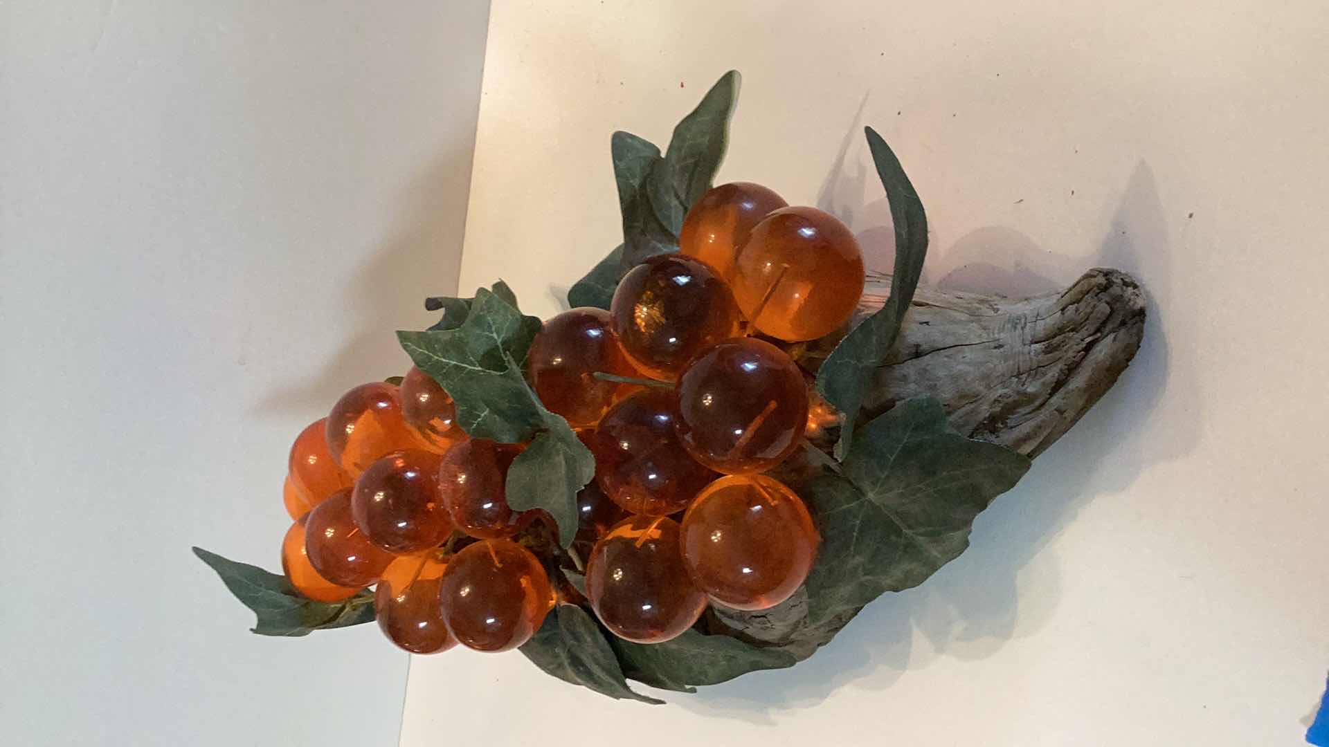 Photo 1 of VINTAGE LUCITE ORANGE GRAPE CLUSTER L-17”
