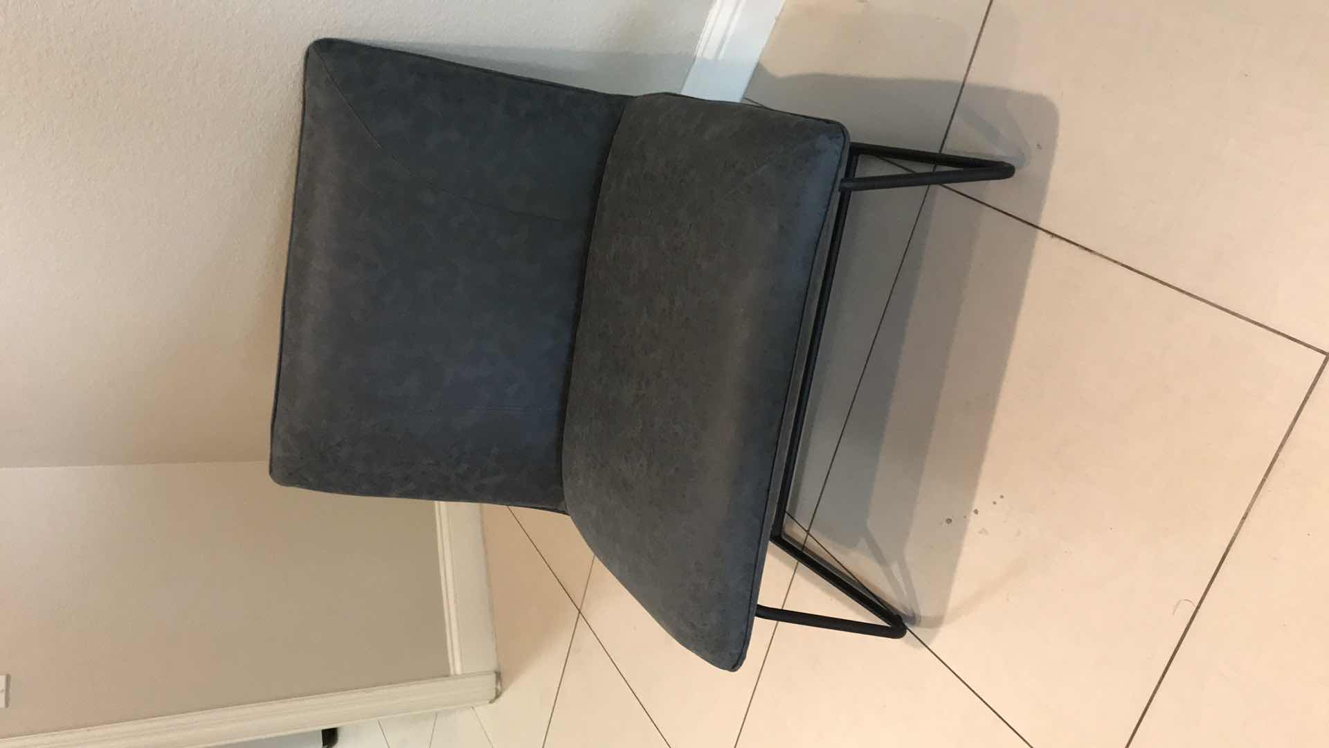 Photo 1 of OSP HOME FURNISHINGS BROCTON CHAIR -GUN METAL 

