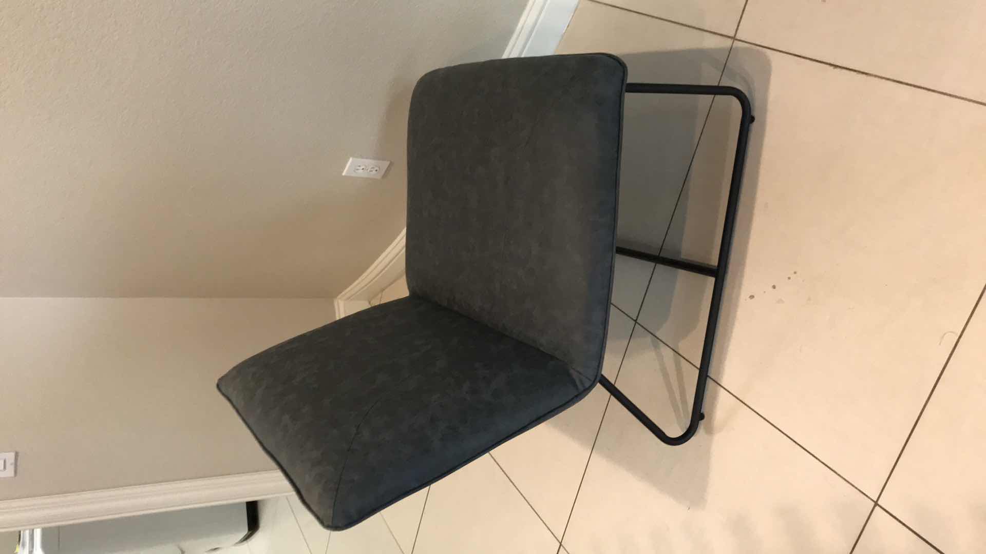 Photo 1 of OSP HOME FURNISHINGS BROCTON CHAIR -GUN METAL 

