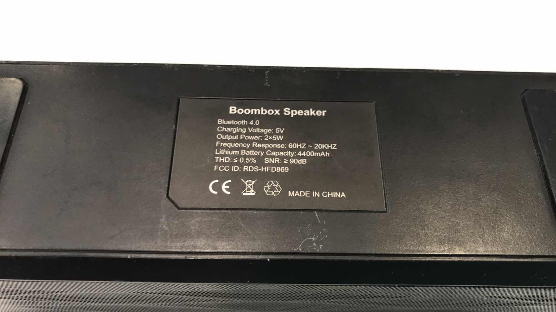 Photo 1 of SHARK BLUETOOTH PORTABLE SPEAKER 