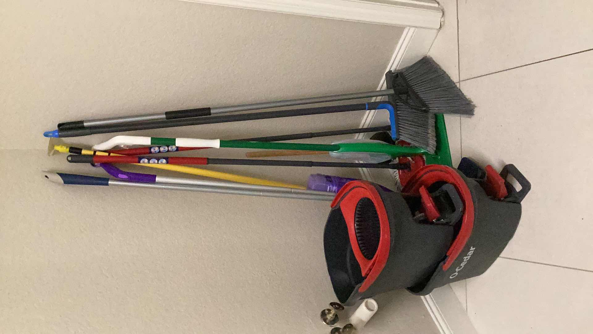 Photo 1 of HOME ESSENTIALS, MOPS W/ BUCKETS , BROOMS & MORE 