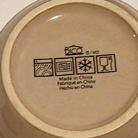 Photo 1 of BICO STONEWARE FIVE PIECE SERVING SET