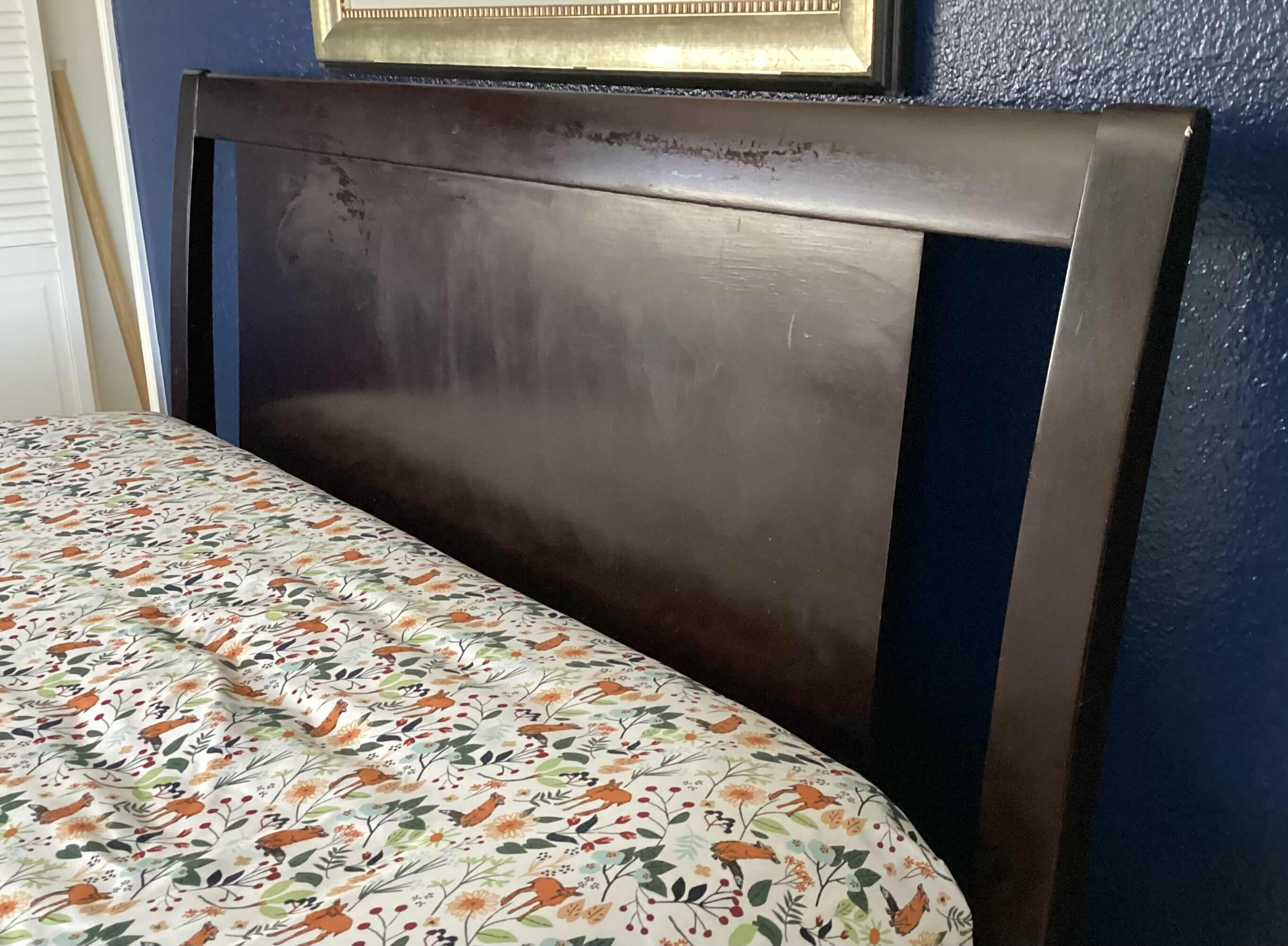 Photo 1 of MAHOGANY QUEEN SIZE BED FRAME AND MATTRESS