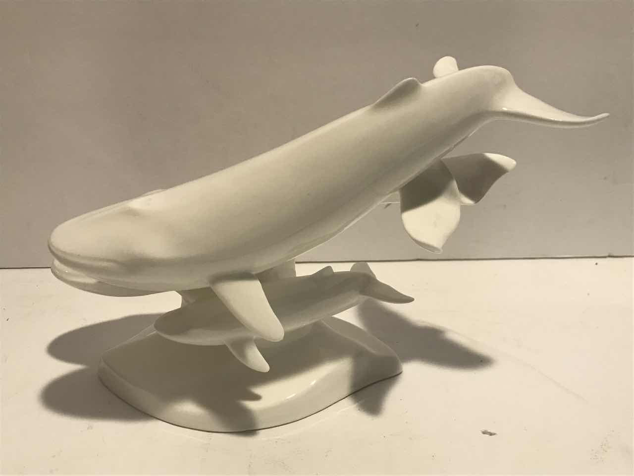 Photo 1 of ROYAL DOULTON IMAGES OF NATURE FIRST BORN HN3468 GROUP WHALES WILD ANIMAL FAMILY