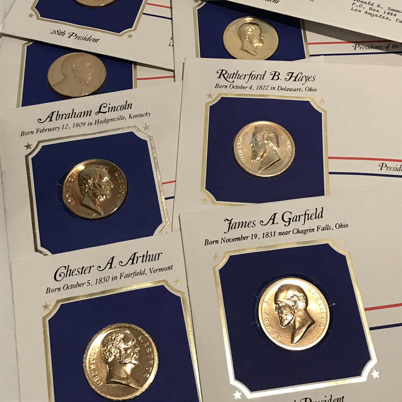 Photo 1 of THE PRESIDENTIAL MEDALS COVER COLLECTION