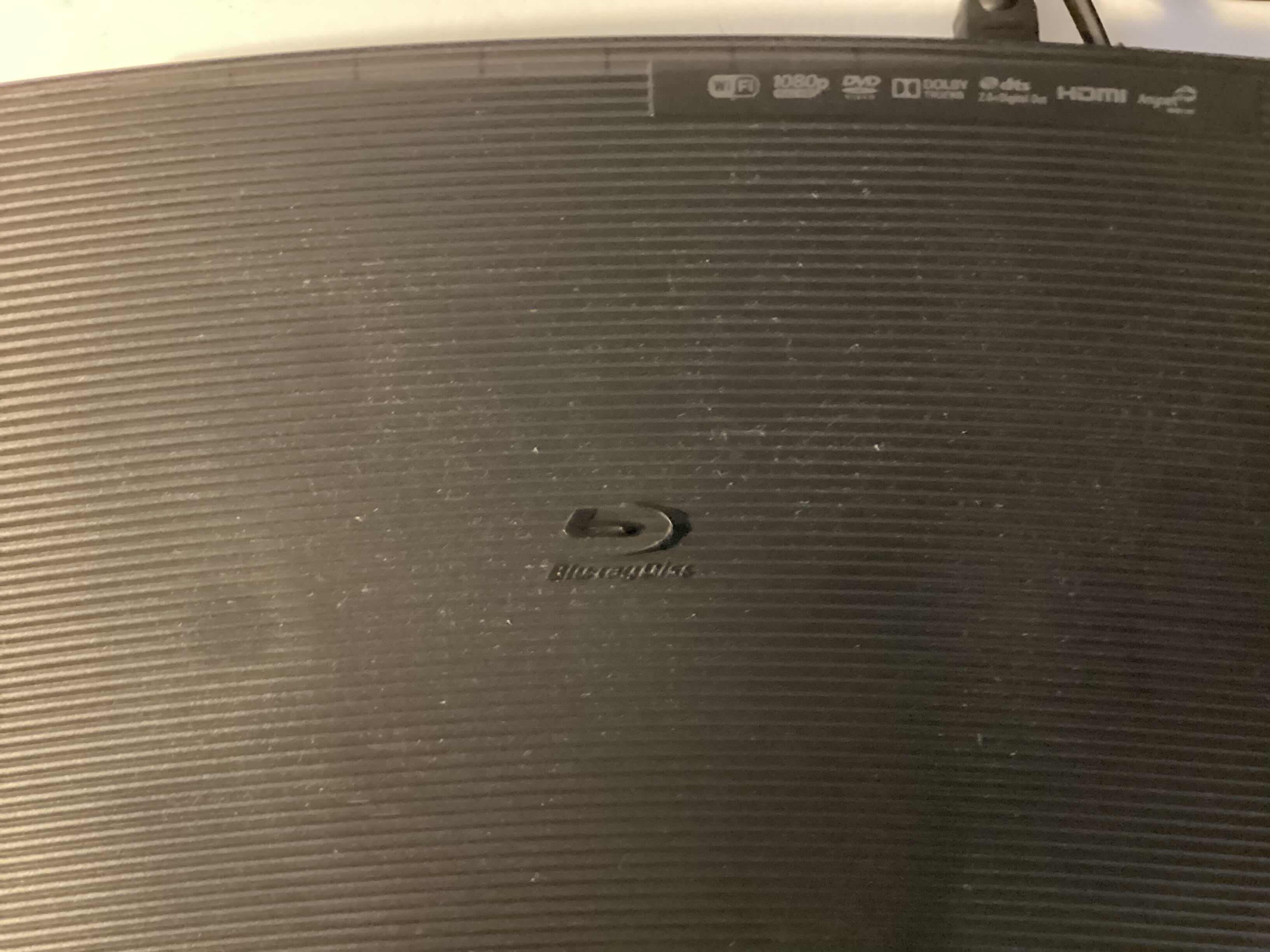 Photo 1 of SAMSUNG BLUE RAY PLAYER W/REMOTE MODEL BD-JM5700