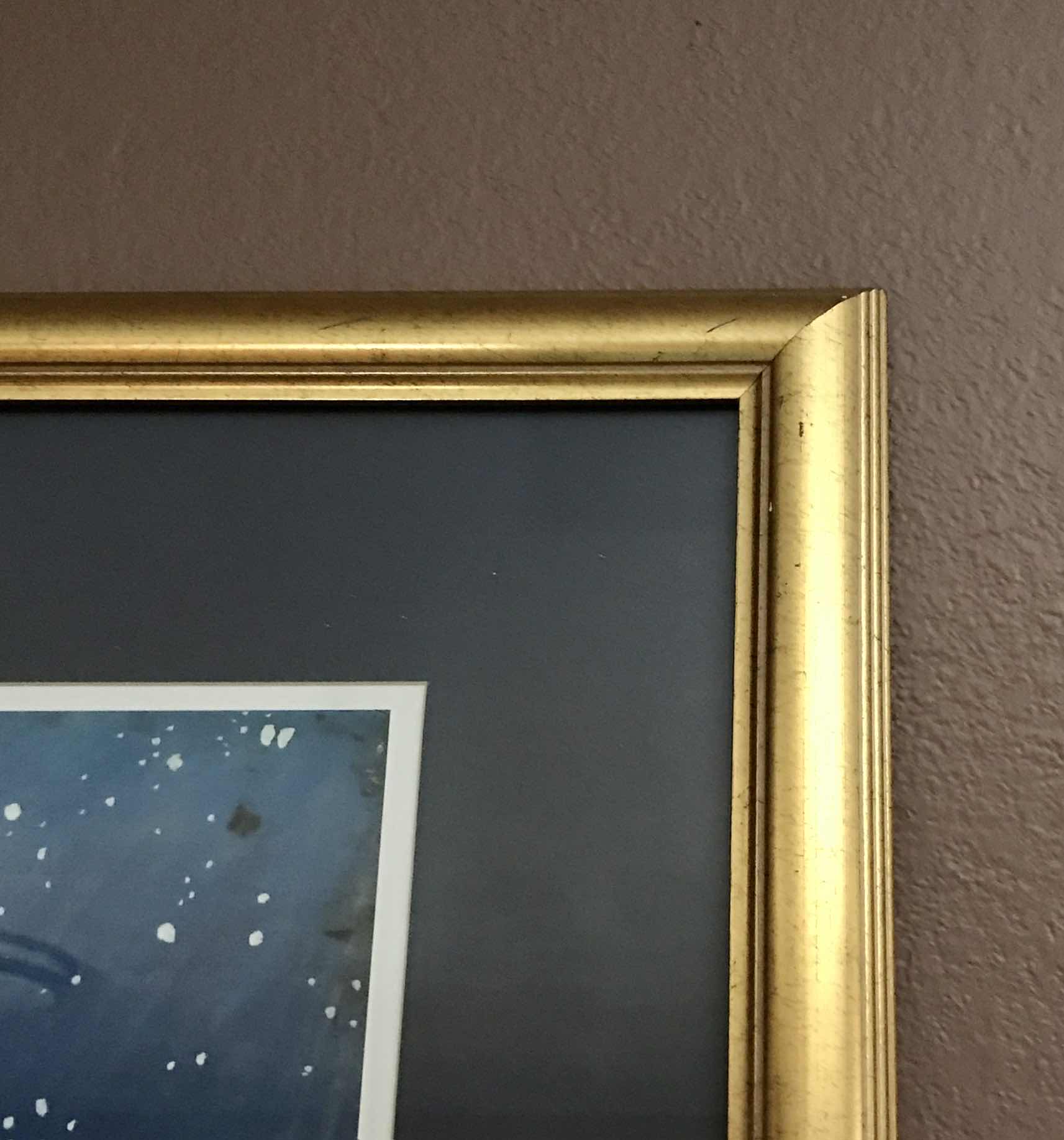 Photo 1 of L’HIVER A MONTE CARLO FRAMED PRINT 30”x38”