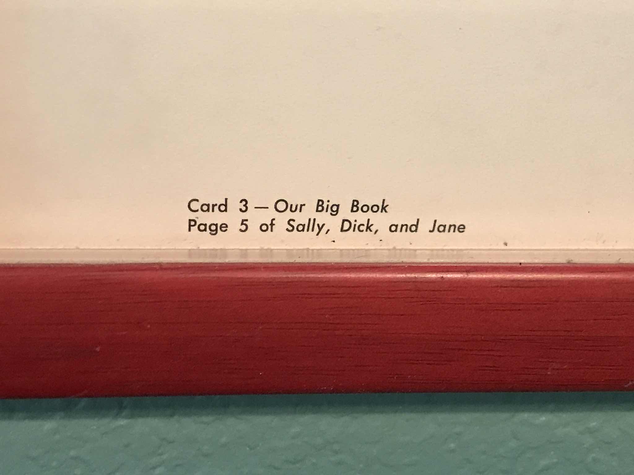 Photo 1 of VINTAGE DICK AND JANE DOUBLE SIDED FRAMED PRINTS